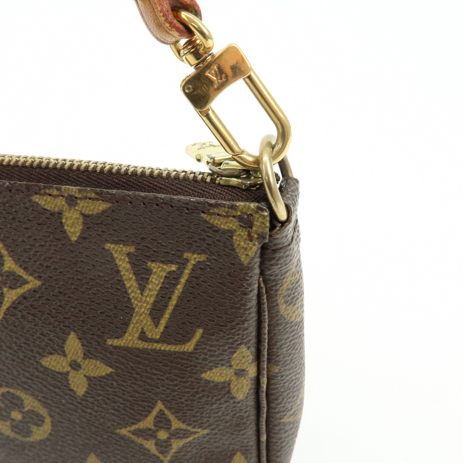Louis Vuitton Monogram Pochette Accessoires Pouch Hand Bag M51980