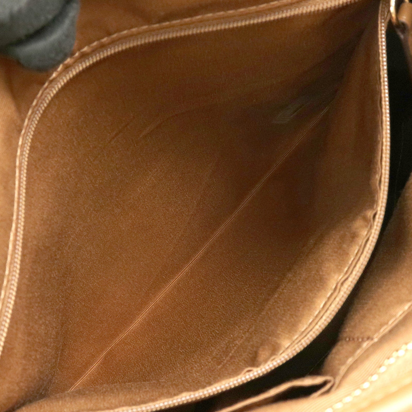 COACH Signature PVC Coated Canvas Leather Shoulder Bag Beige Brown