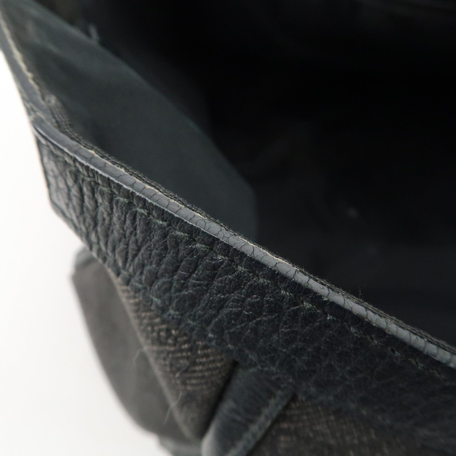 GUCCI Abbey GG Canvas Leather Tote Bag Shoulder Bag Black 268639