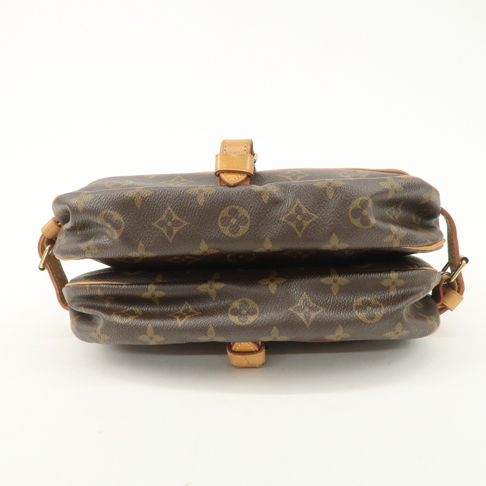 Louis Vuitton Monogram Saumur 30 Shoulder Bag Brown M42256