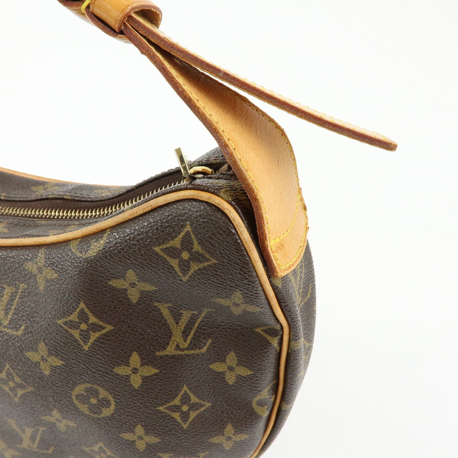 Louis Vuitton Monogram Croissant MM Shoulder Bag Brown M51512