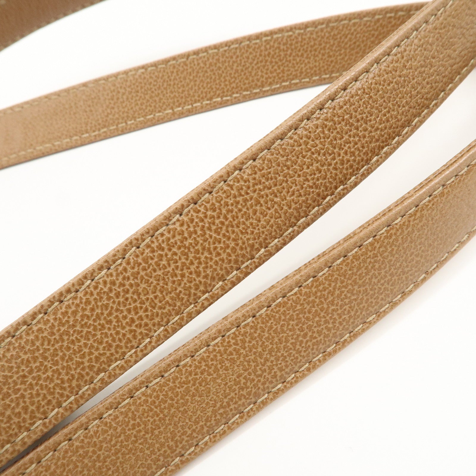 CHANEL COCO Mark Caviarskin Leather Shoulder Bag Tote Bag Brown Used