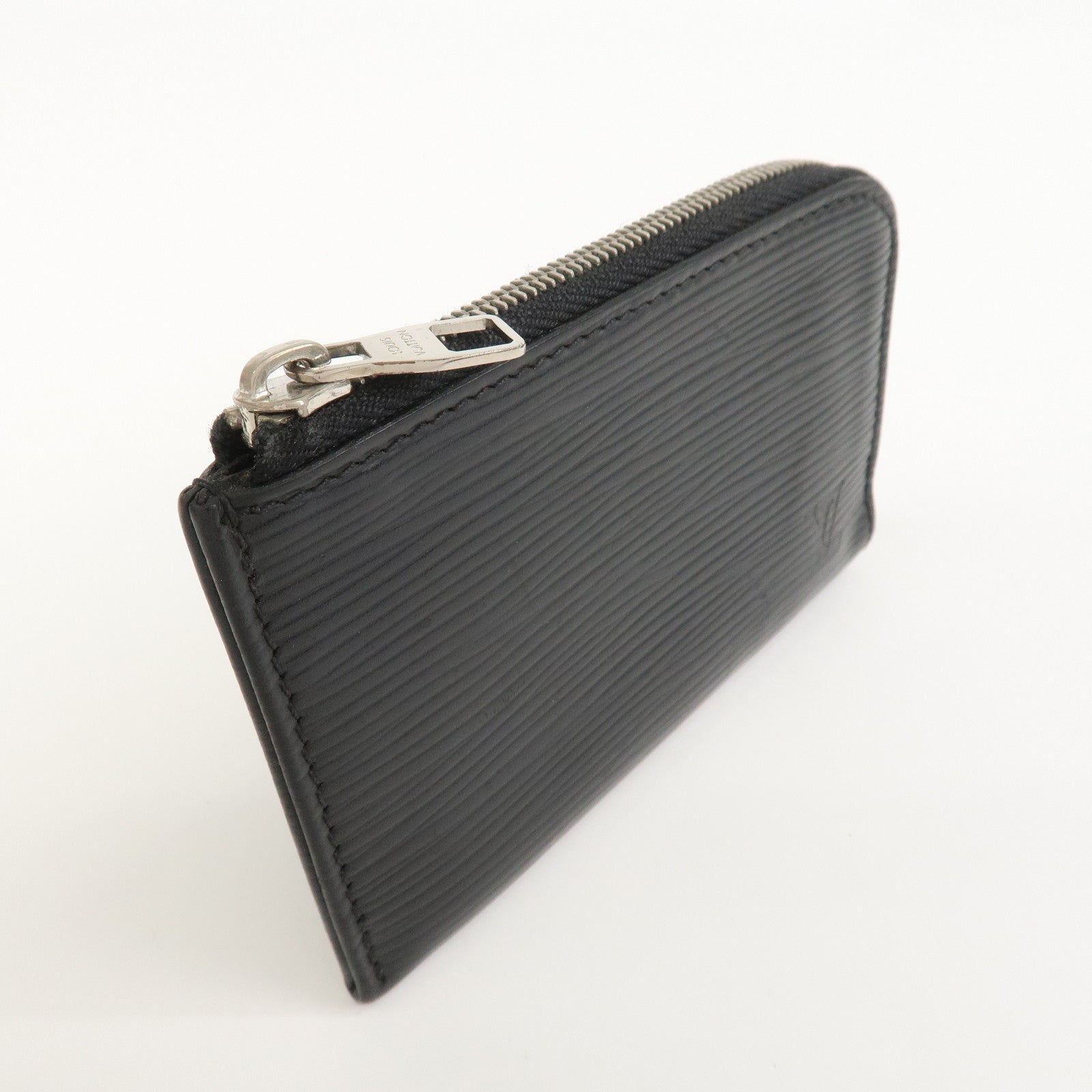 Louis Vuitton Epi Coin Case Coin Wallet Black