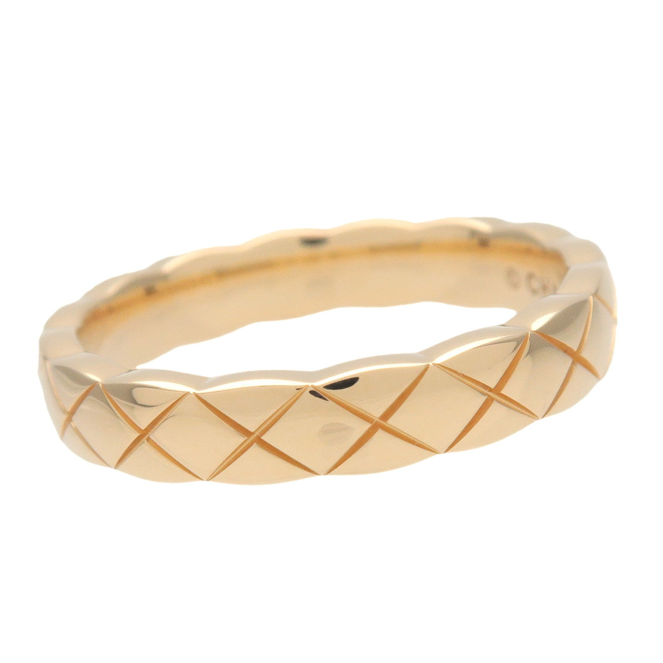 CHANEL COCO Crush Mini Ring K18 750YG Yellow Gold #46 US3.5 J11794