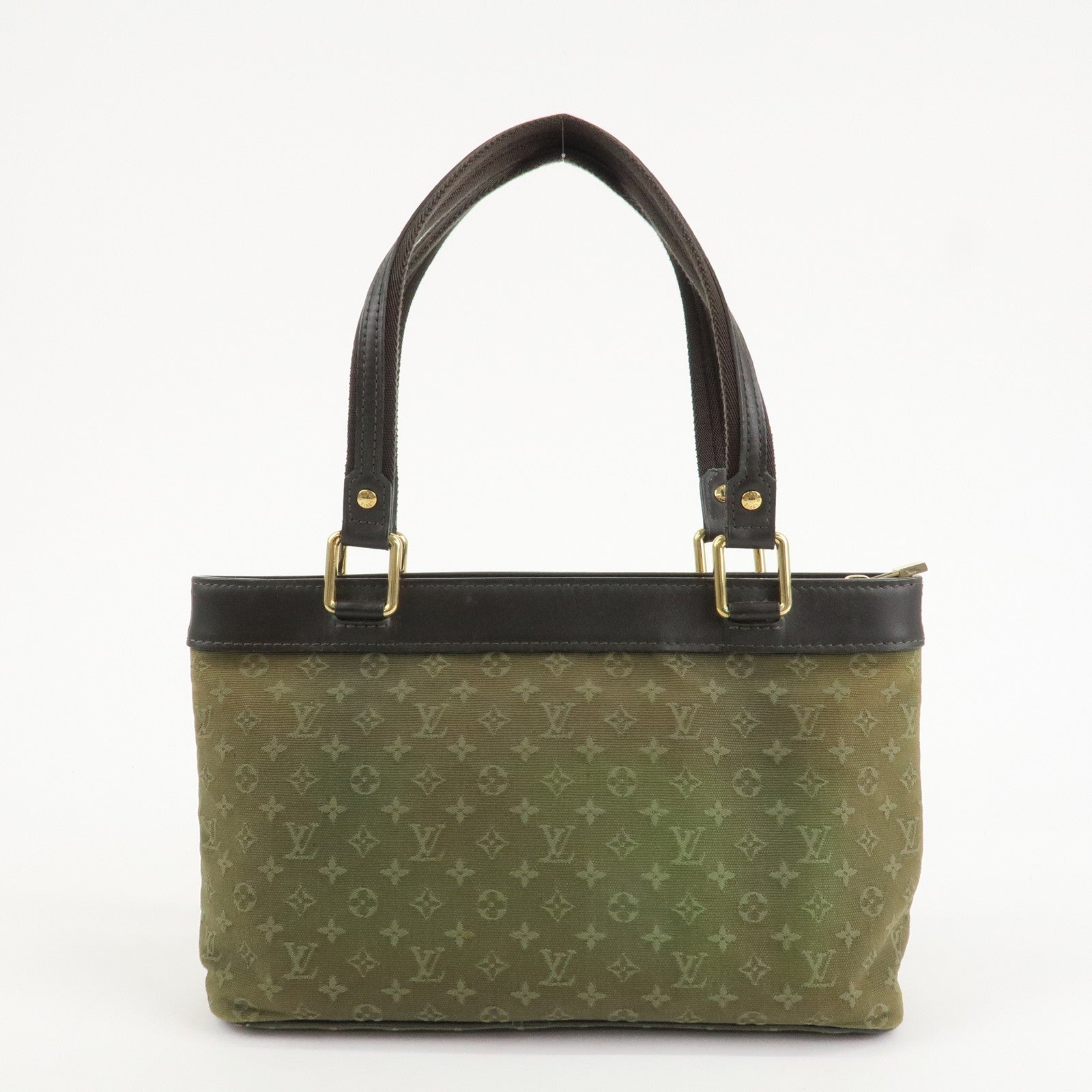 Louis Vuitton Monogram Mini Lucille PM Hand Bag TST Khaki M92682 Used