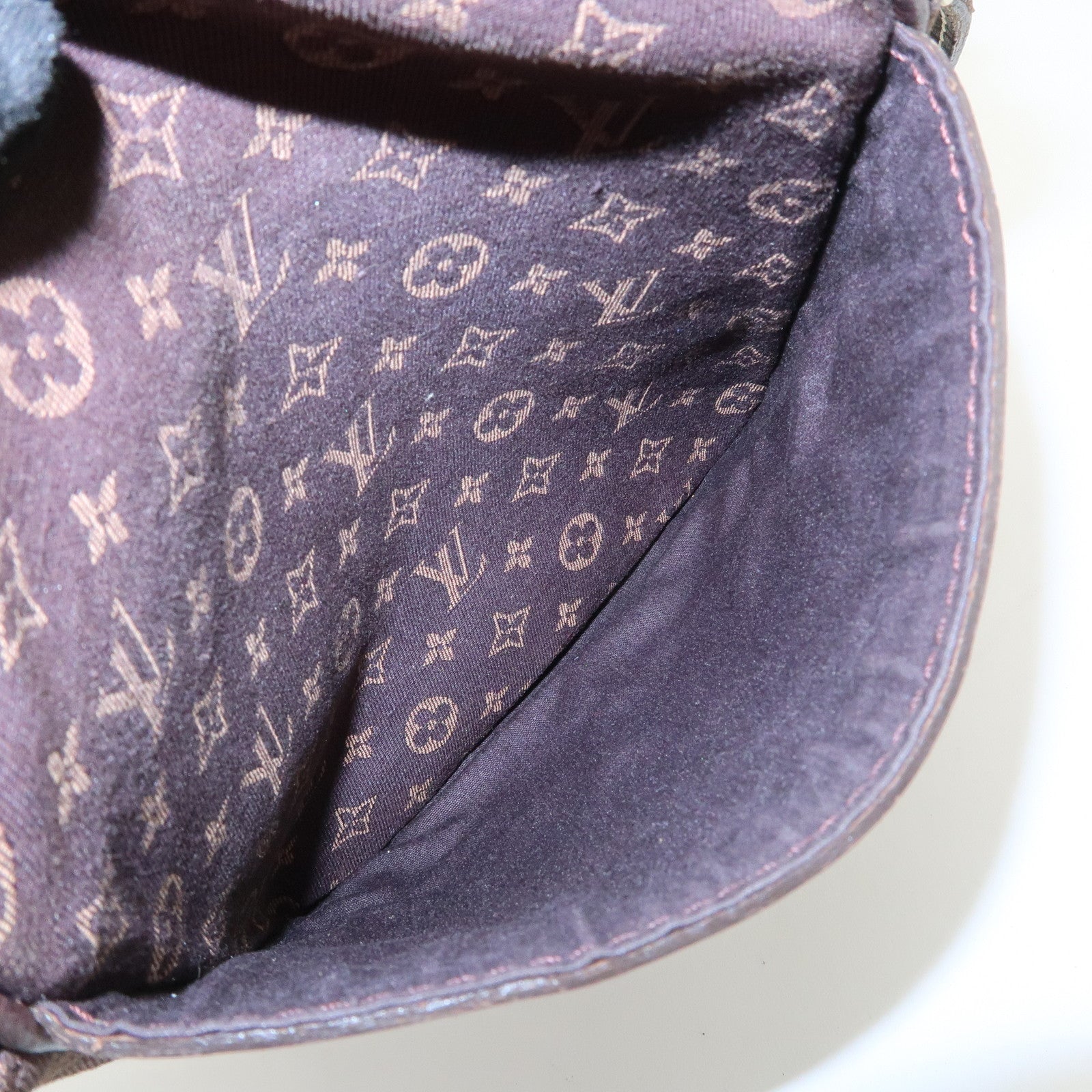 Louis Vuitton Monogram Mini Lin Danube Shoulder Bag Brown M95228