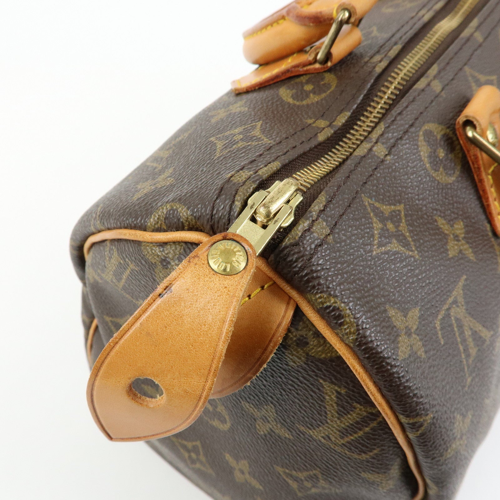 Louis Vuitton Monogram Speedy 30 Boston Bag Hand Bag Brown M41526