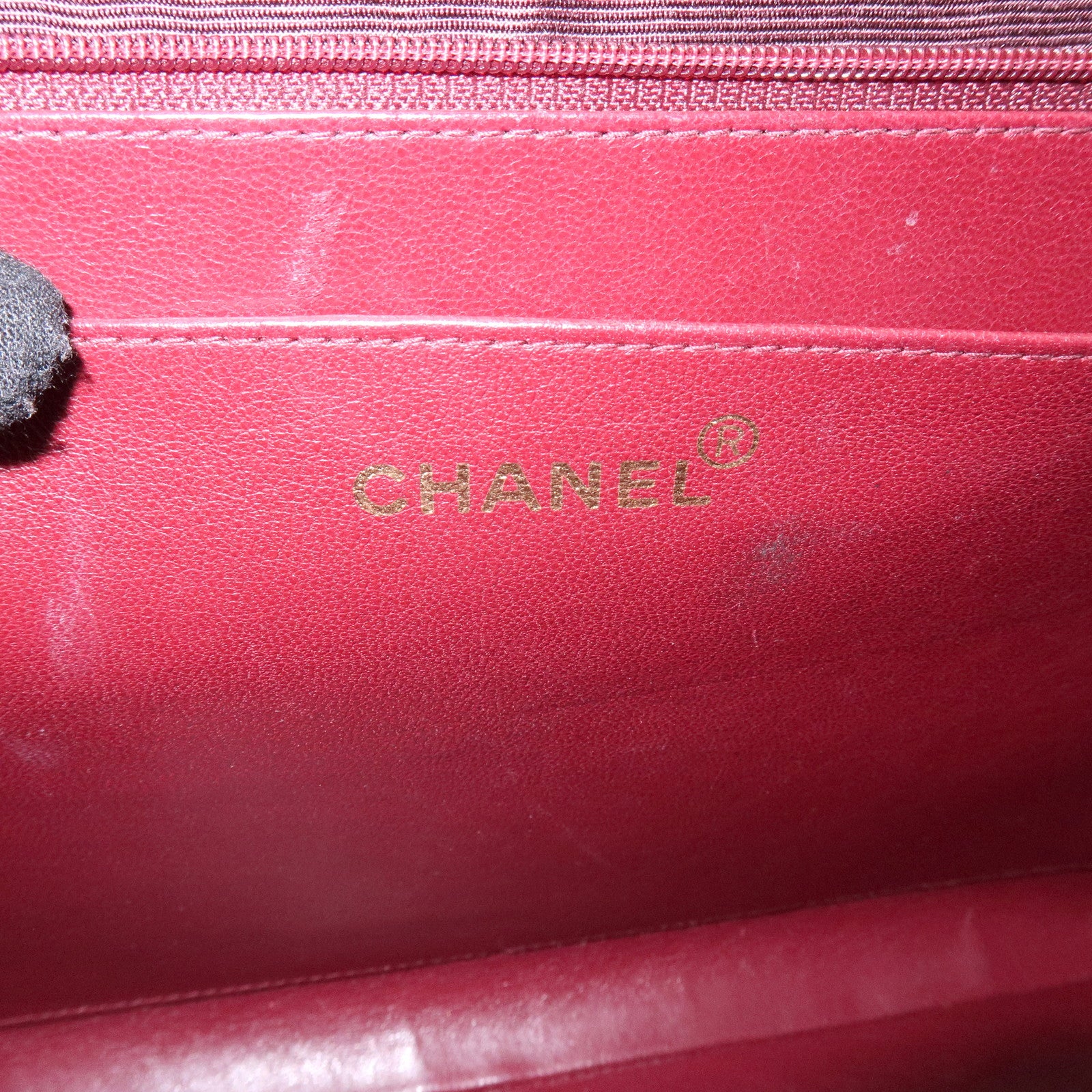 CHANEL Jumbo Matelasse 34 Lamb Skin Shoulder Bag Black A01094