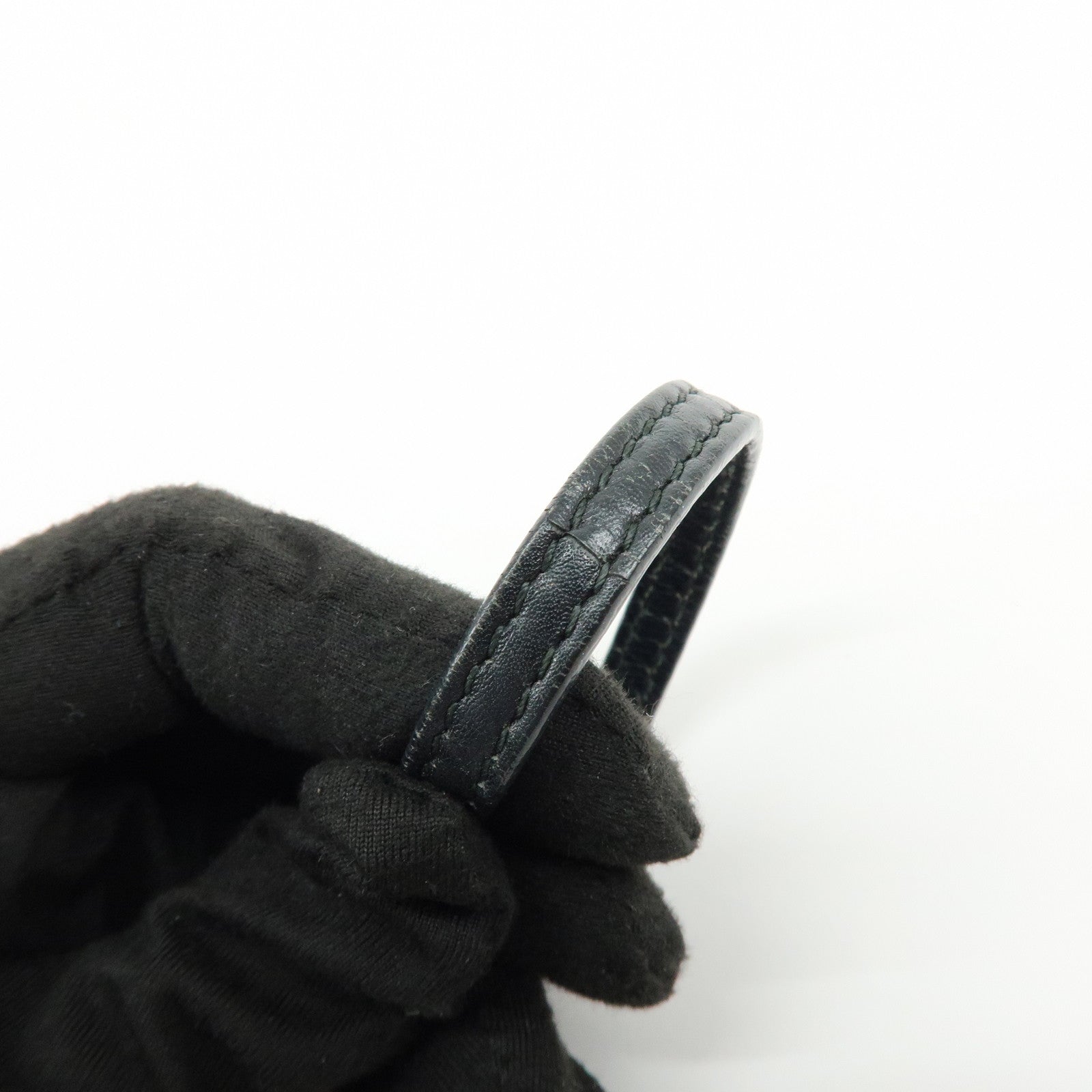 BALENCIAGA Navy Cabas XS Canvas 2WAY Bag Natural Black 390346