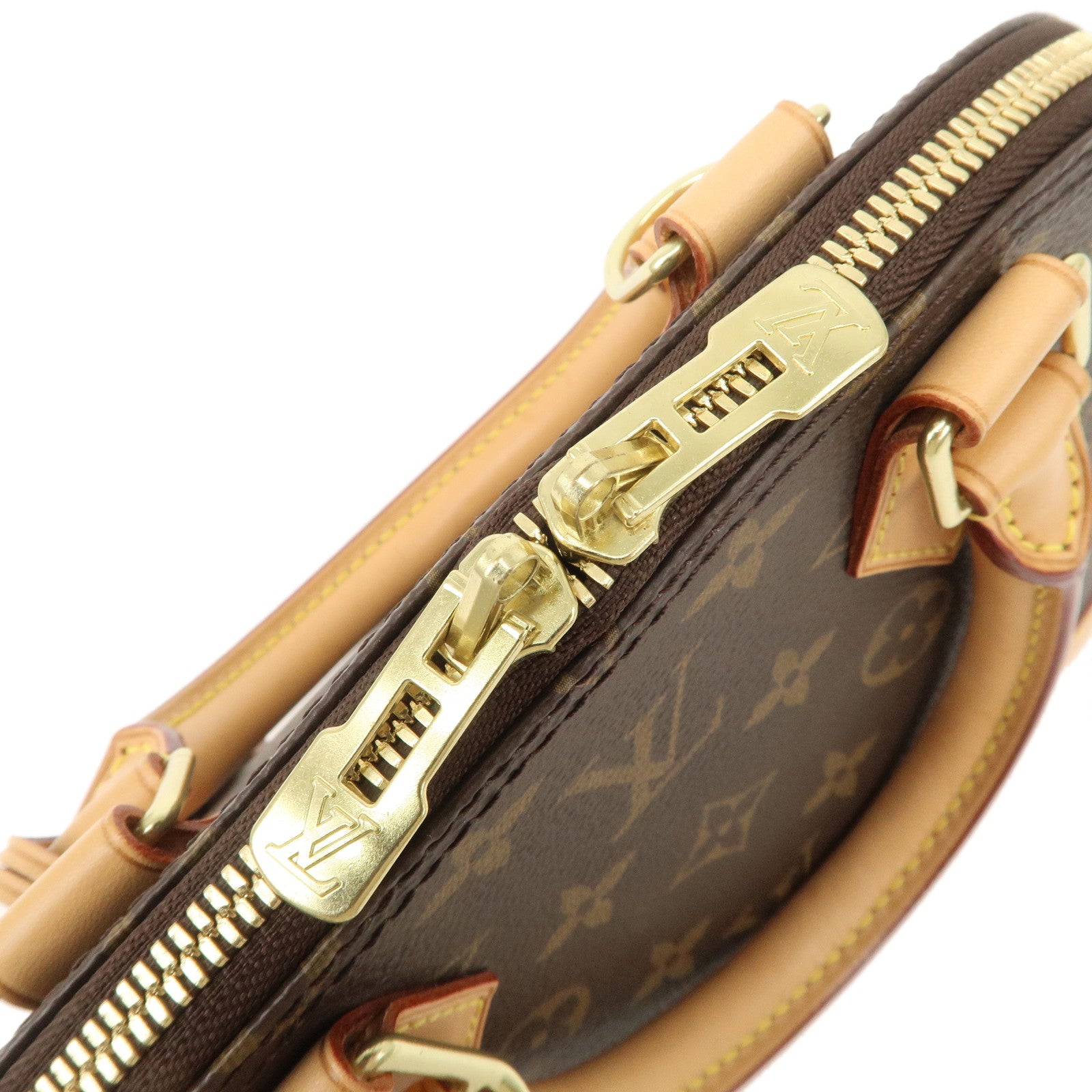 Louis Vuitton Monogram Alma BB 2Way Hand Bag Shoulder Bag M53152 Used