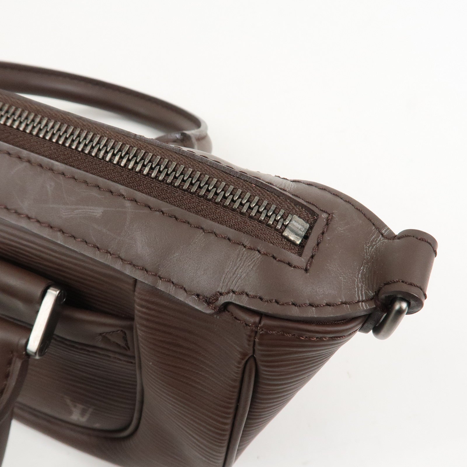 Louis Vuitton Epi Leather Dhanura Hand Bag Mocha M5891D