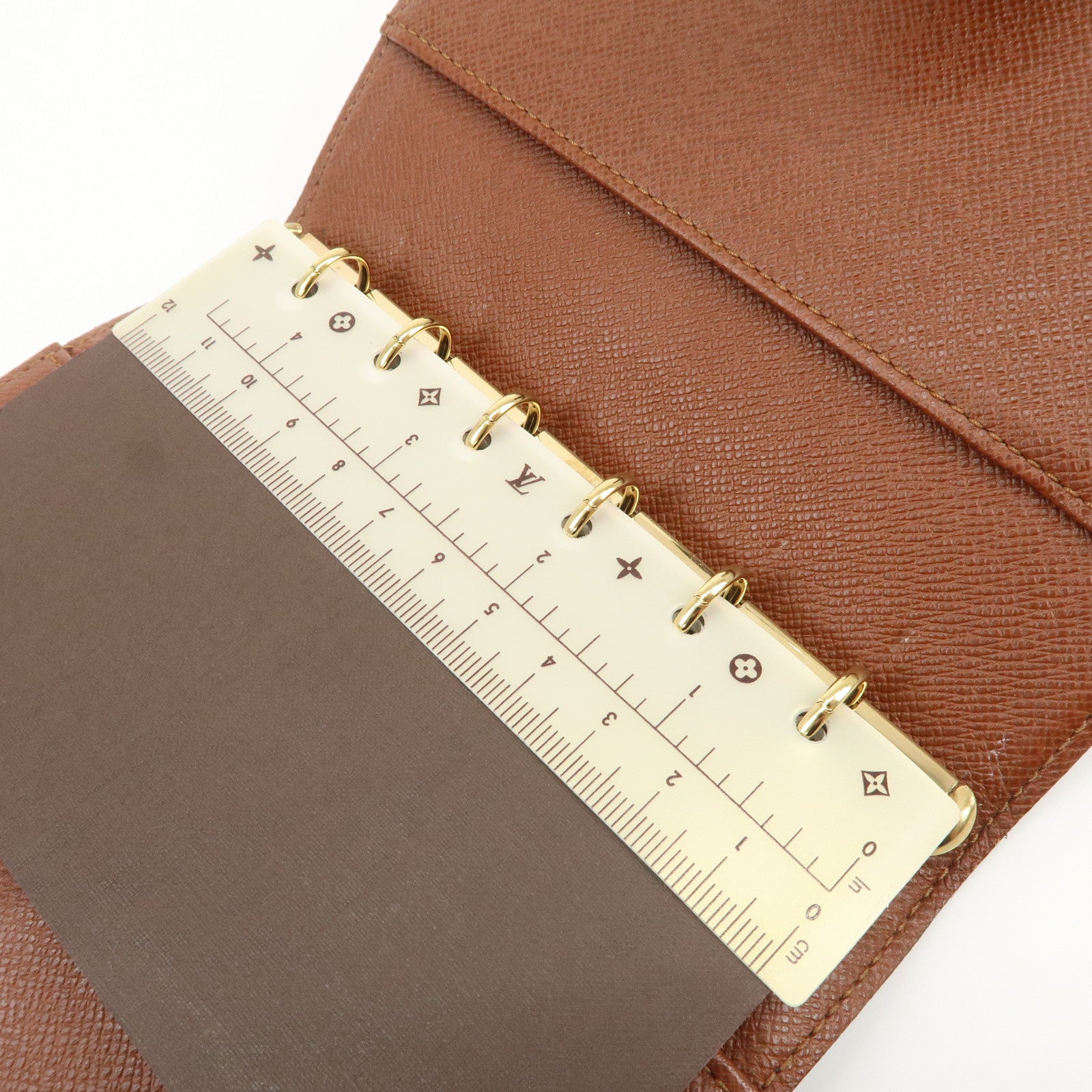 Louis Vuitton Monogram Agenda PM Planner Cover Brown R20005