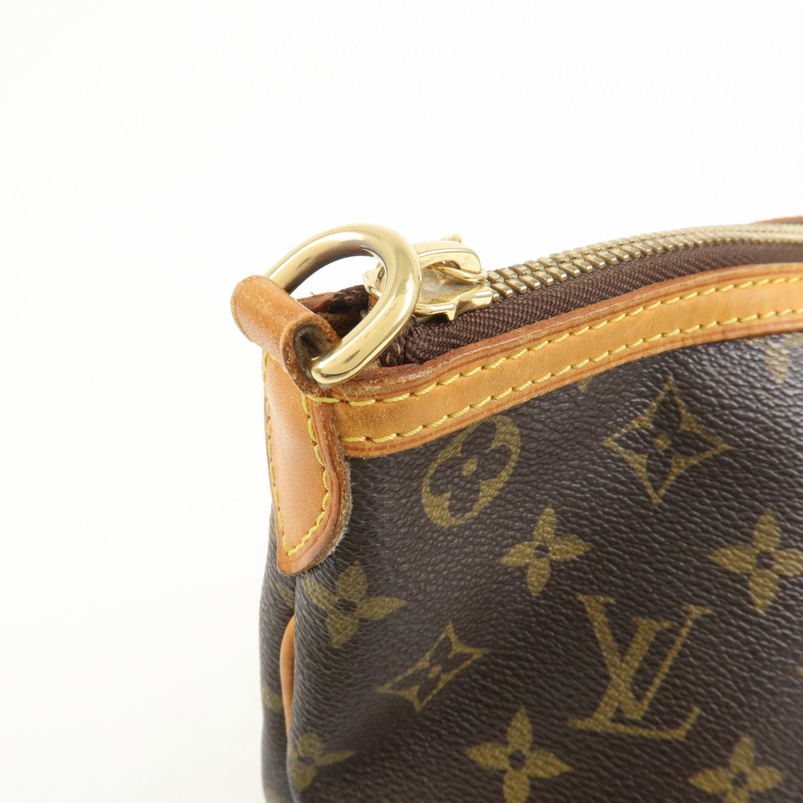 Louis Vuitton Monogram Canvas Palermo PM 2Way Hand Bag Brown M40145