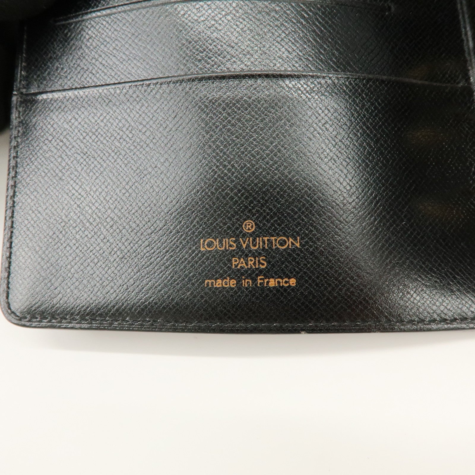 Louis Vuitton Epi Leather Agenda MM Planner Cover Noir Black R20042