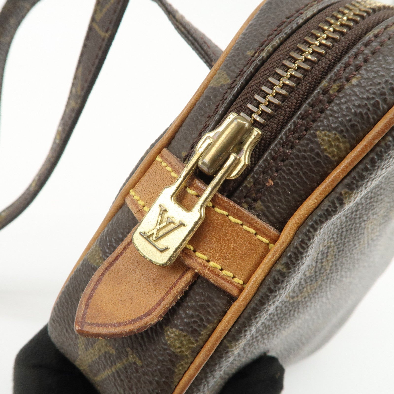 Louis Vuitton Monogram Pochette Marly Bandouliere Bag Brown M51828