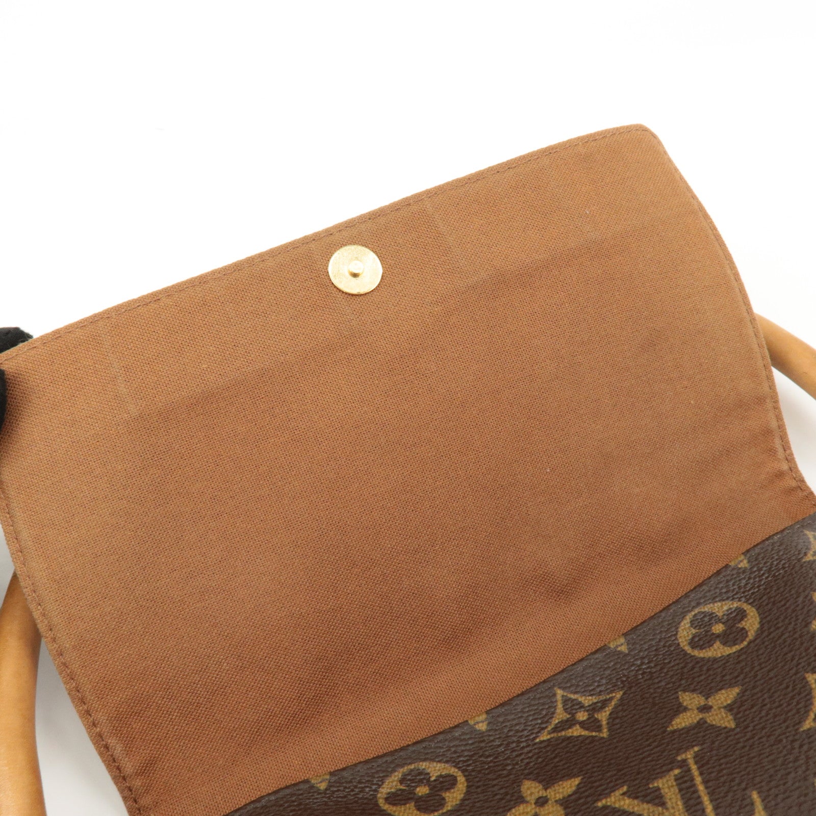 Louis Vuitton Monogram Mini Looping Shoulder Bag Brown M51147 Used