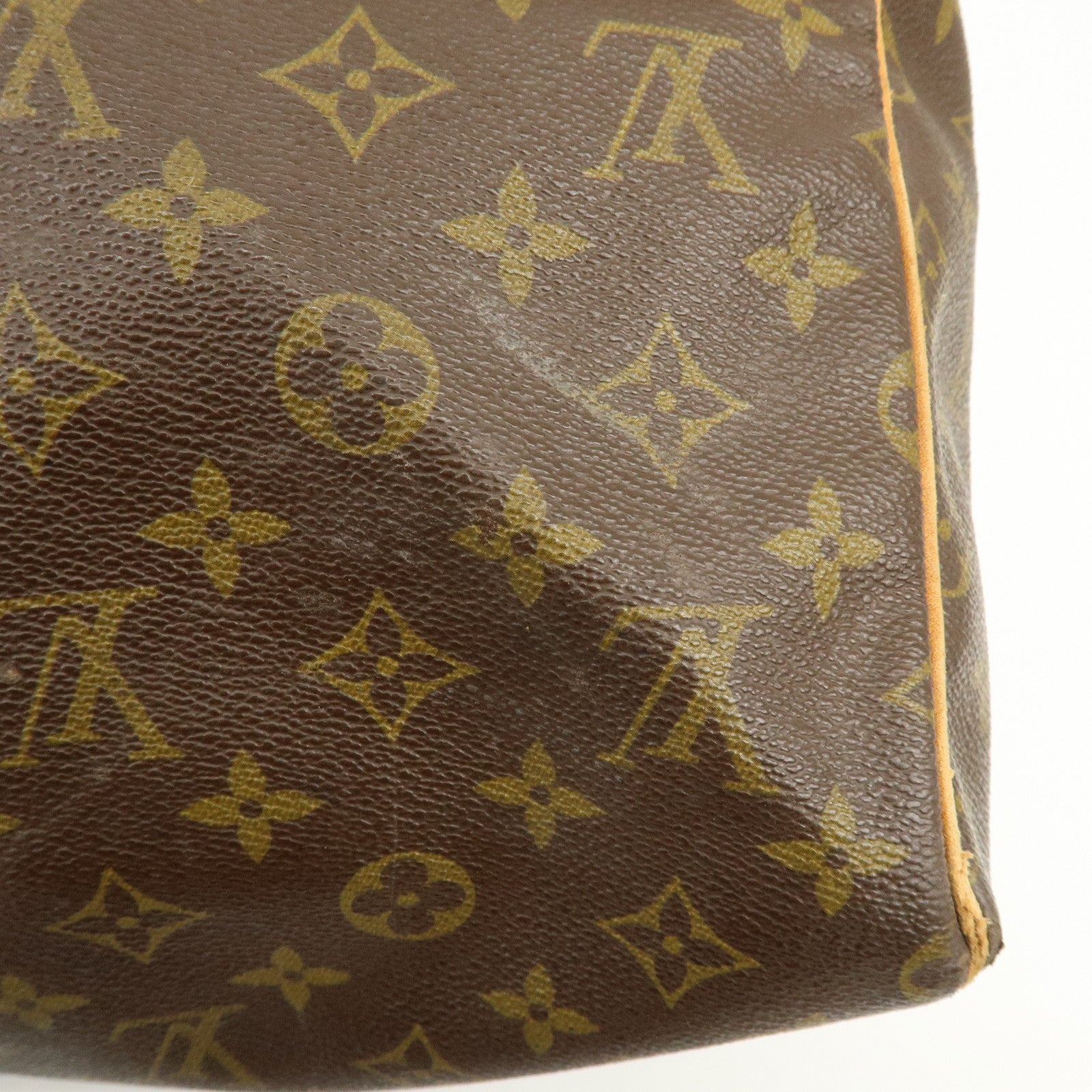 Louis Vuitton Monogram Sac Souple 55 Boston Bag Brown M41622