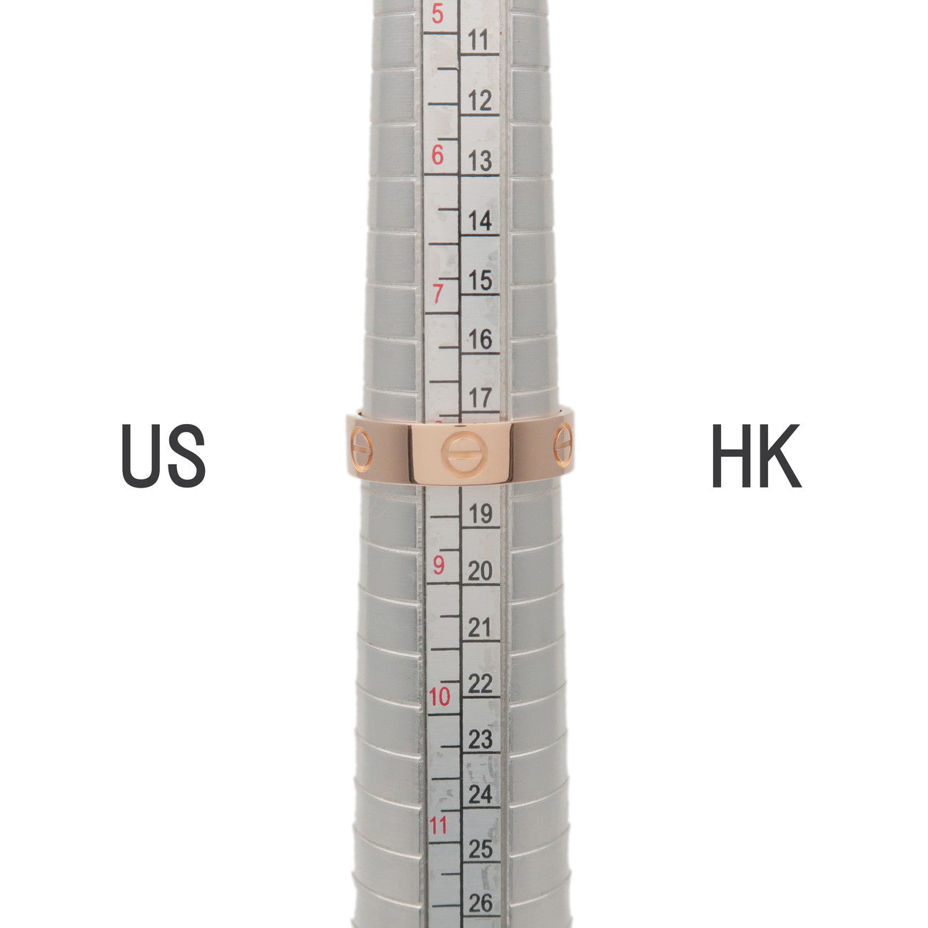 Cartier Love Ring K18 750PG Rose Gold #57 US8 EU57 HK17.5