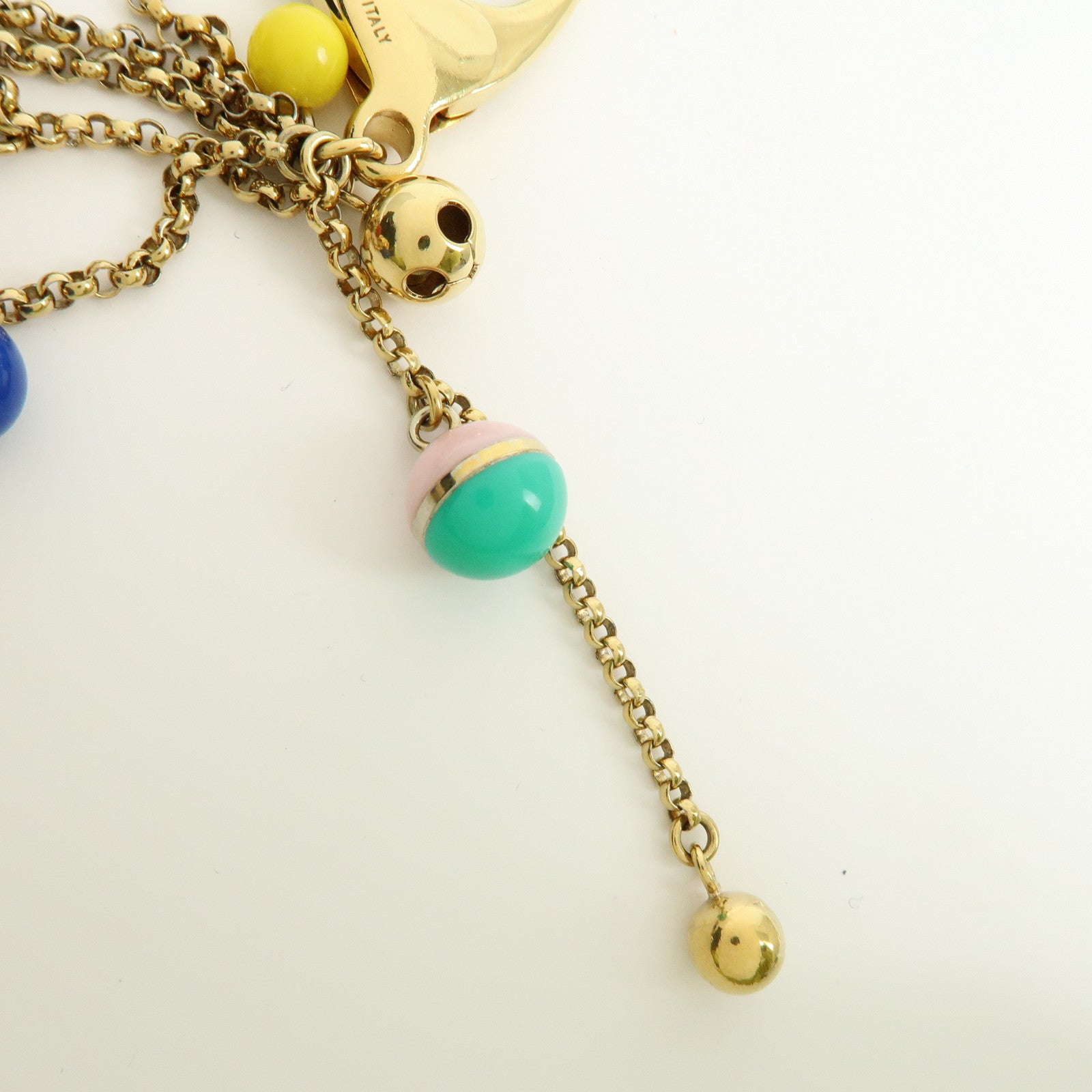 Louis Vuitton Porte Cles Grelots Bag Charm Metal Gold M62227