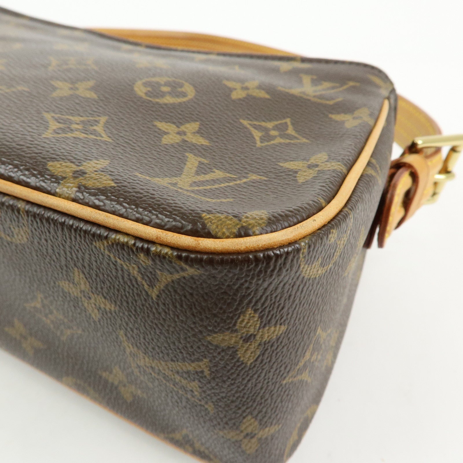 Louis Vuitton Monogram Vivacite Shoulder Bag Hand Bag Brown M51164