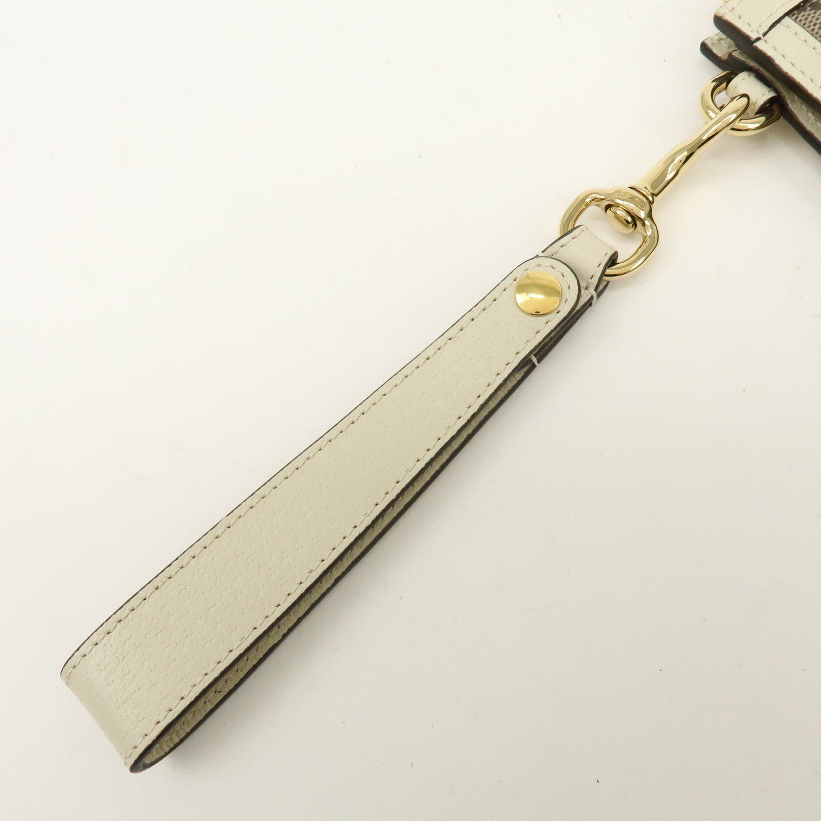 GUCCI Les Pommes Collection GG Supreme Leather Clutch Bag 664113