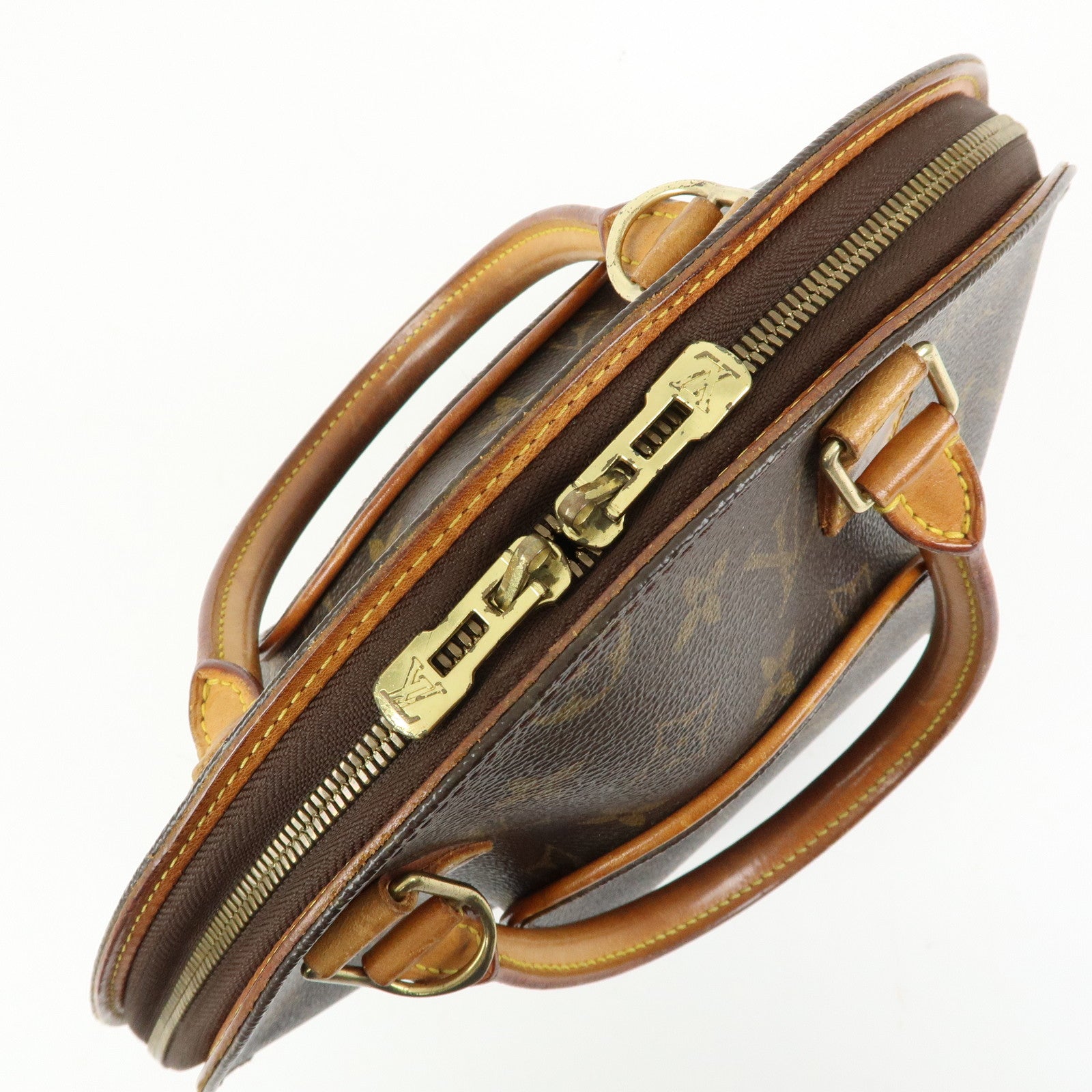 Louis Vuitton Monogram Ellipse PM Hand Bag Brown M51127