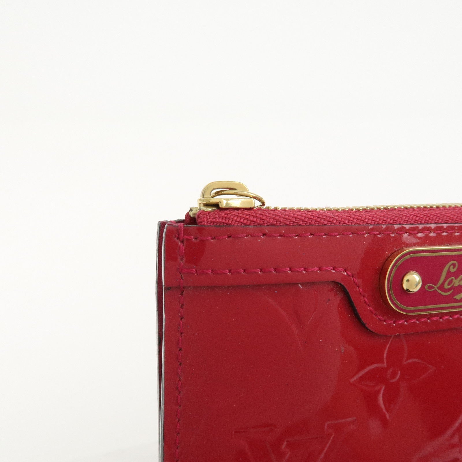 Louis Vuitton Monogram Vernis Pochette Cles NM Rose Indien M61466