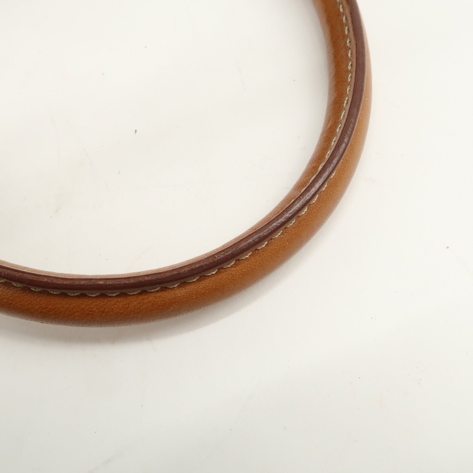 CELINE Macadam PVC Leather Tote Bag Hand Bag Brown