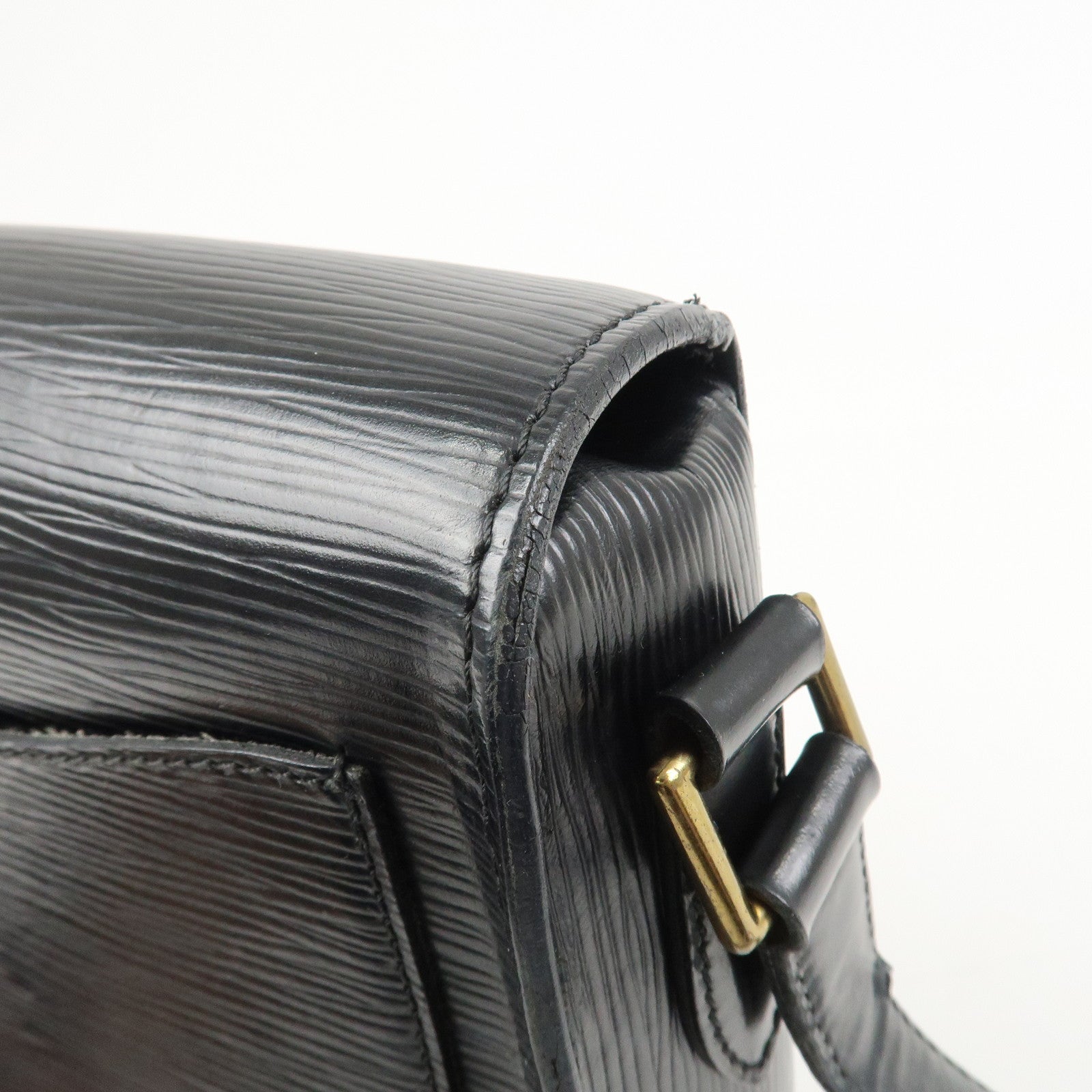 Louis Vuitton Epi Saint Cloud Shoulder Bag Black Noir M52192