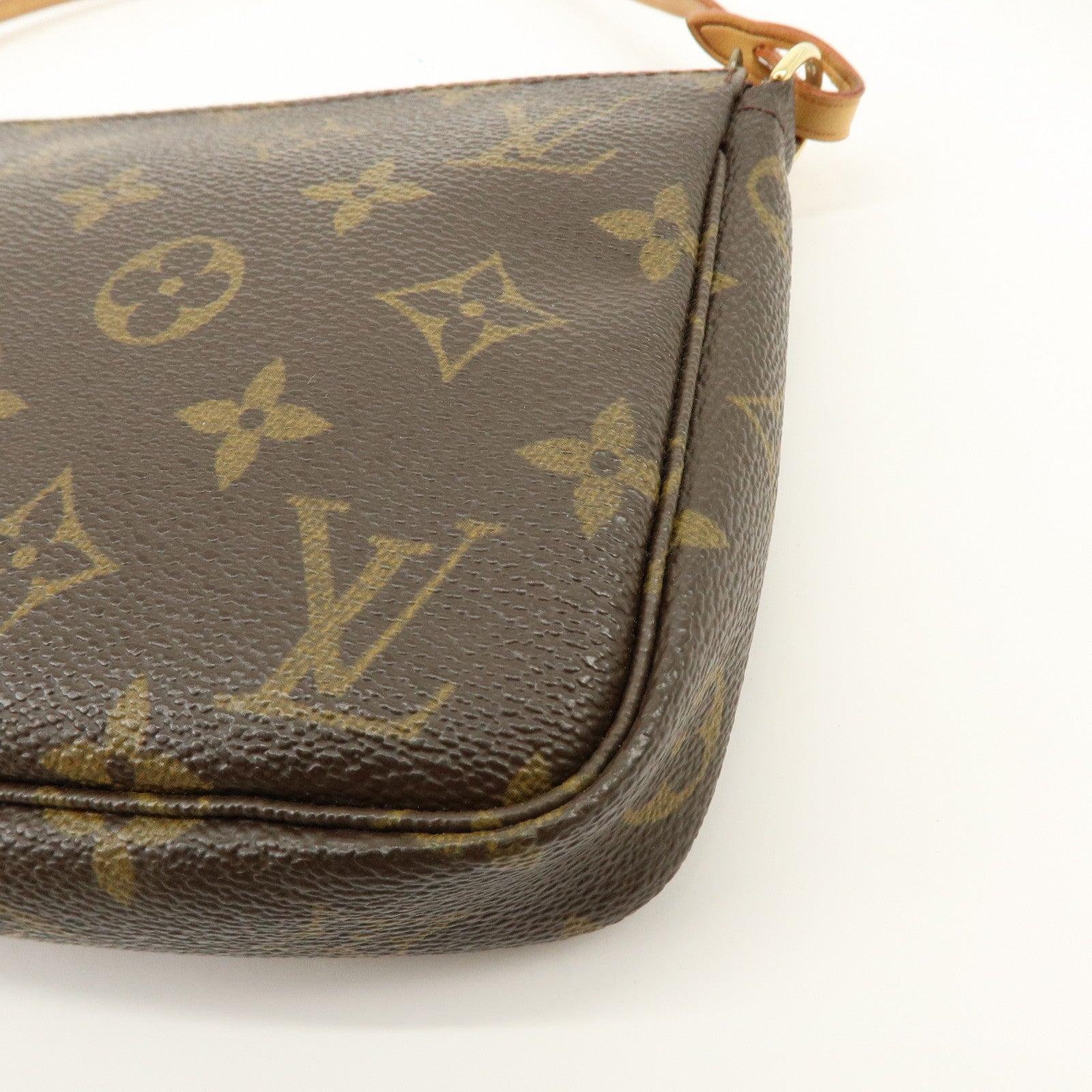 Louis Vuitton Monogram Pochette Accessoires Pouch Hand Bag M51980