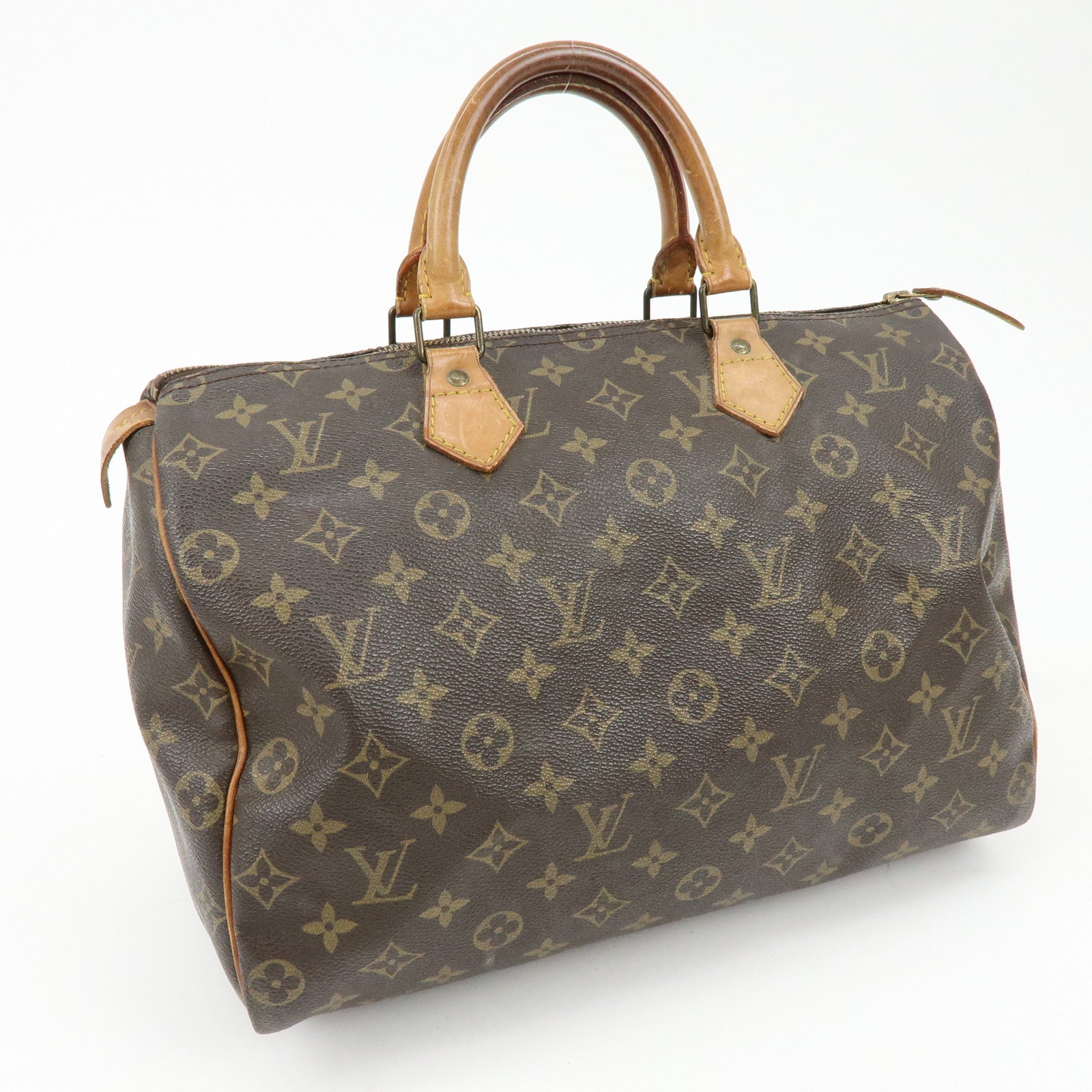 Louis Vuitton Monogram Speedy 35 Boston Bag Hand Bag M41524