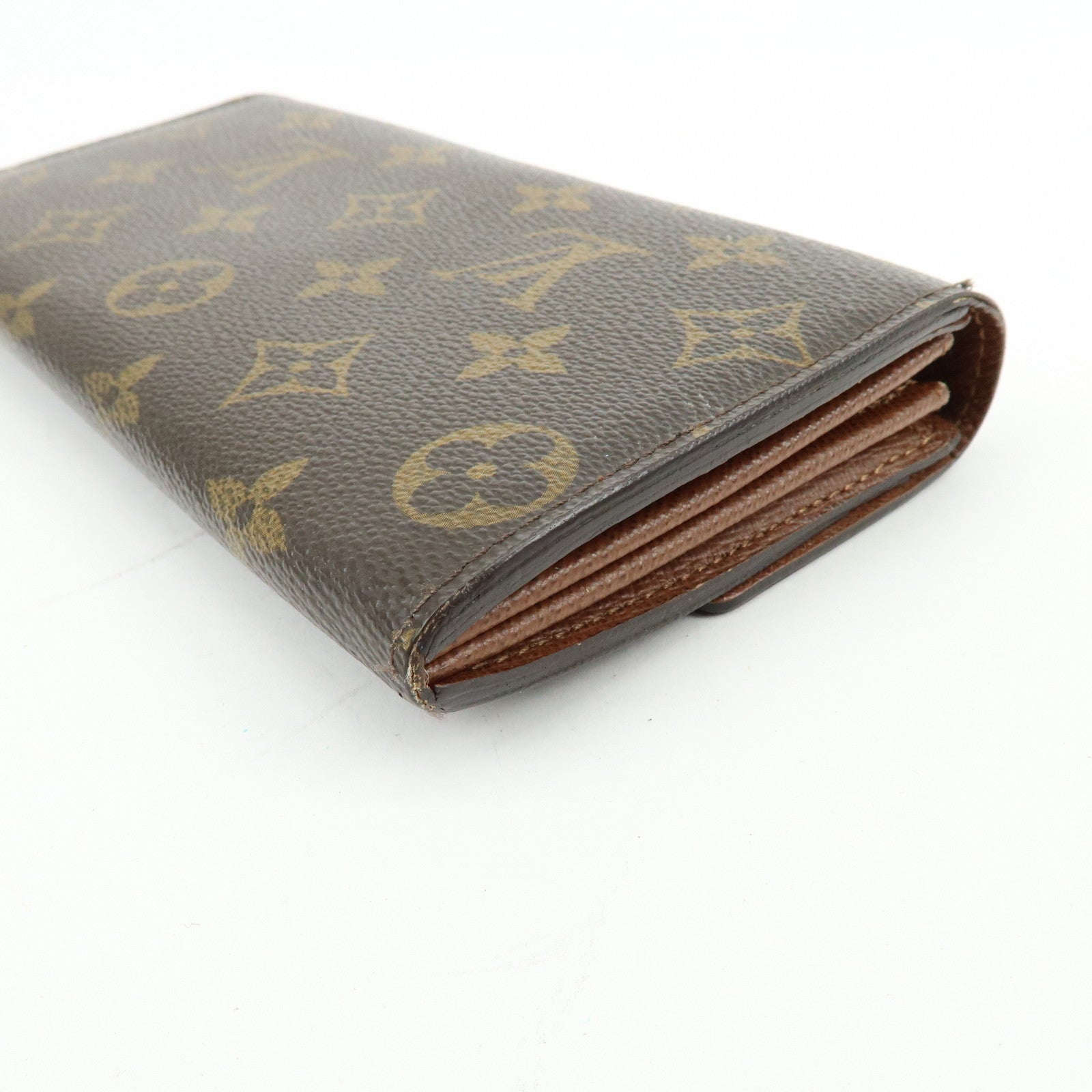 Louis Vuitton Monogram Portefeuille Sarah Long Wallet Brown M61734