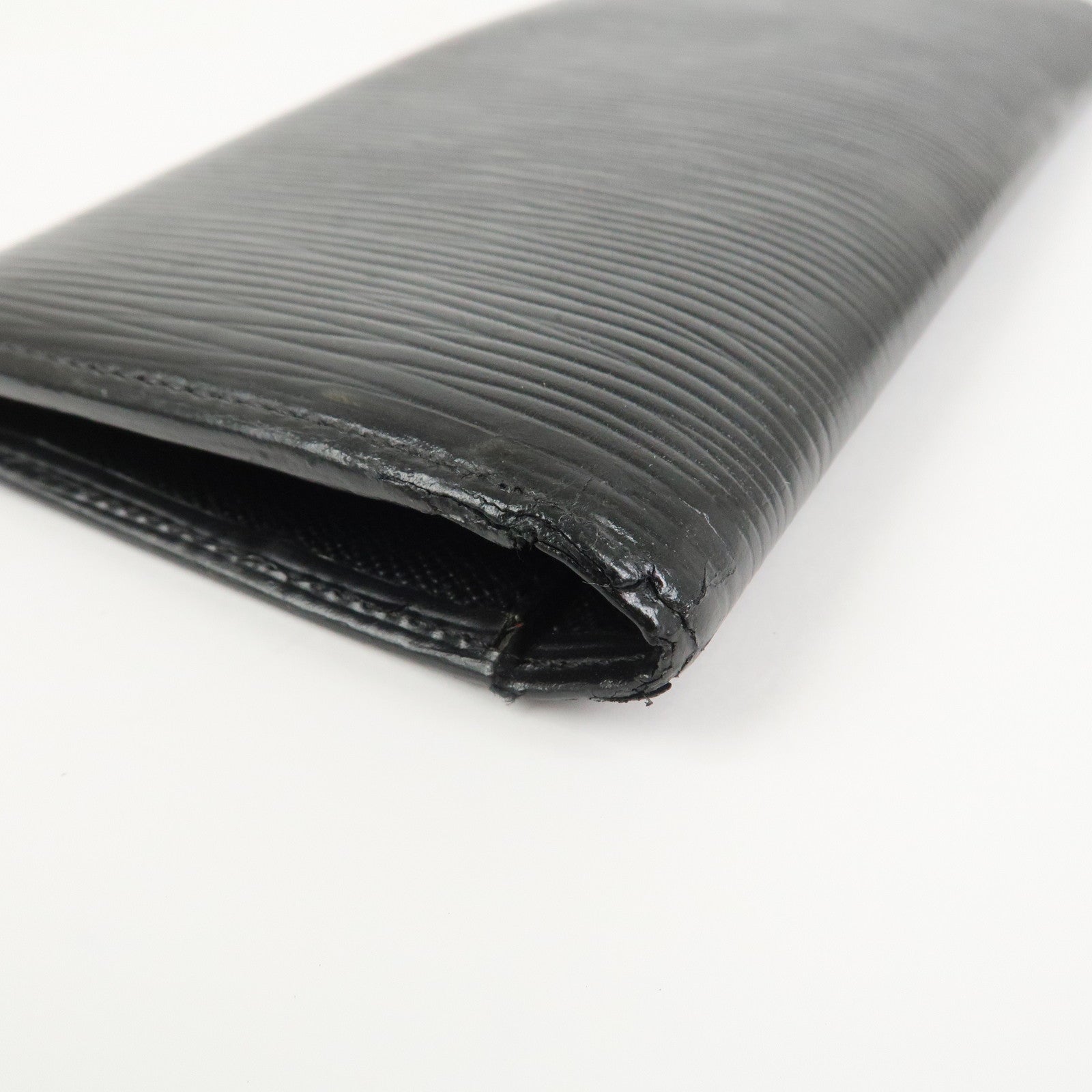 Louis Vuitton Epi Leather Portefeuille Brazza Wallet Noir M66542