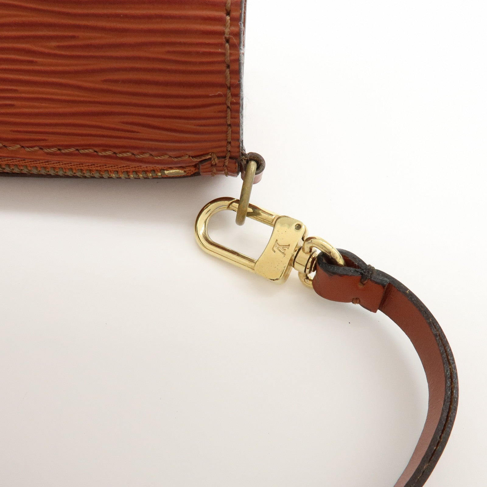 Louis Vuitton Epi Mini Pouch For Soufflot Hand Bag Kenya Brown