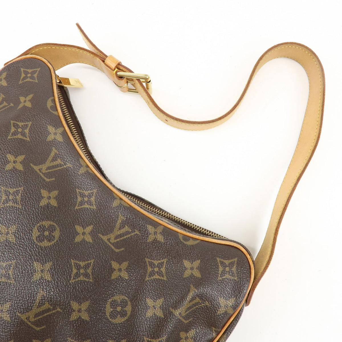Louis Vuitton Monogram Croissant MM Shoulder Bag Brown M51512