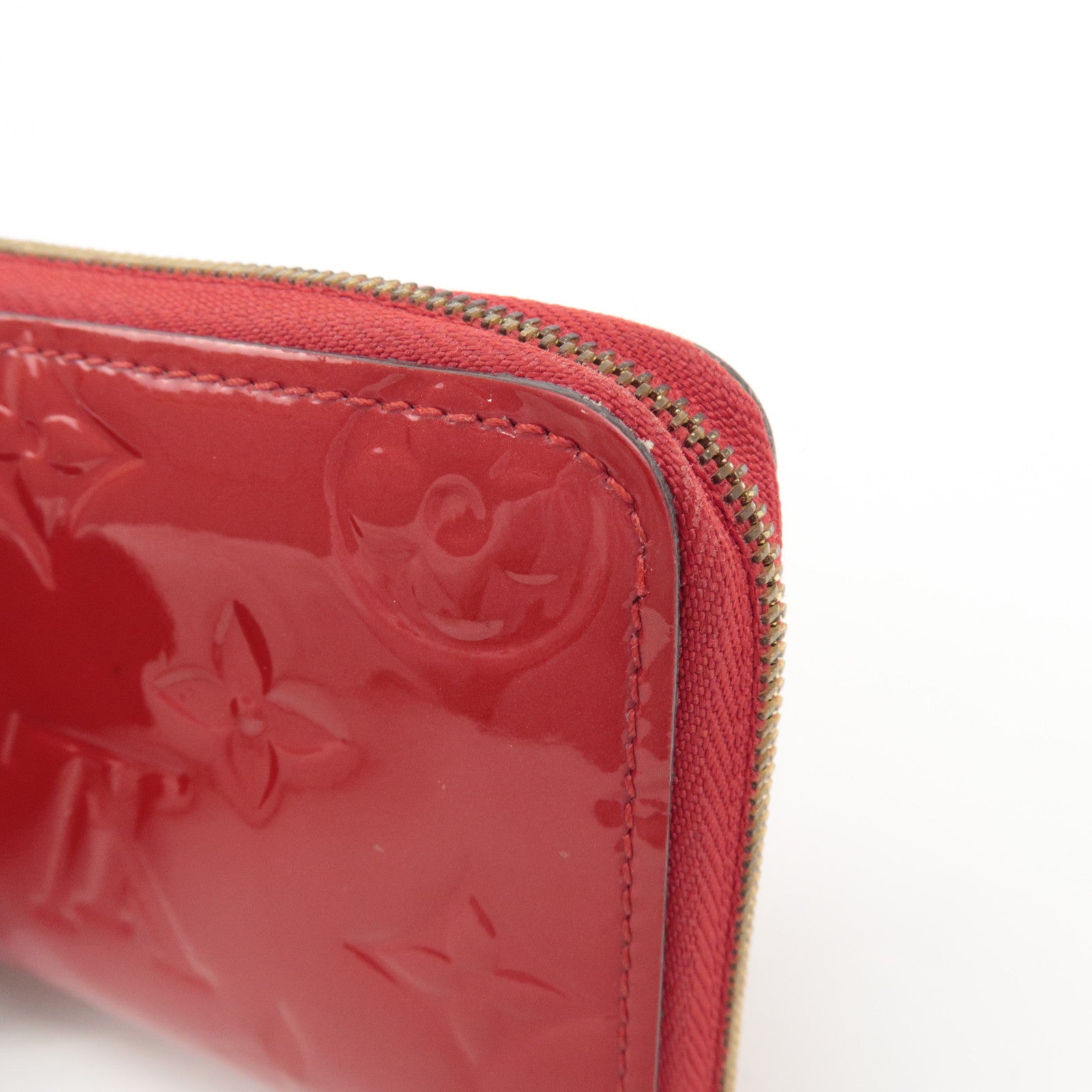Louis Vuitton Monogram Vernis Zippy Coin Purse Cerise M90202 Used