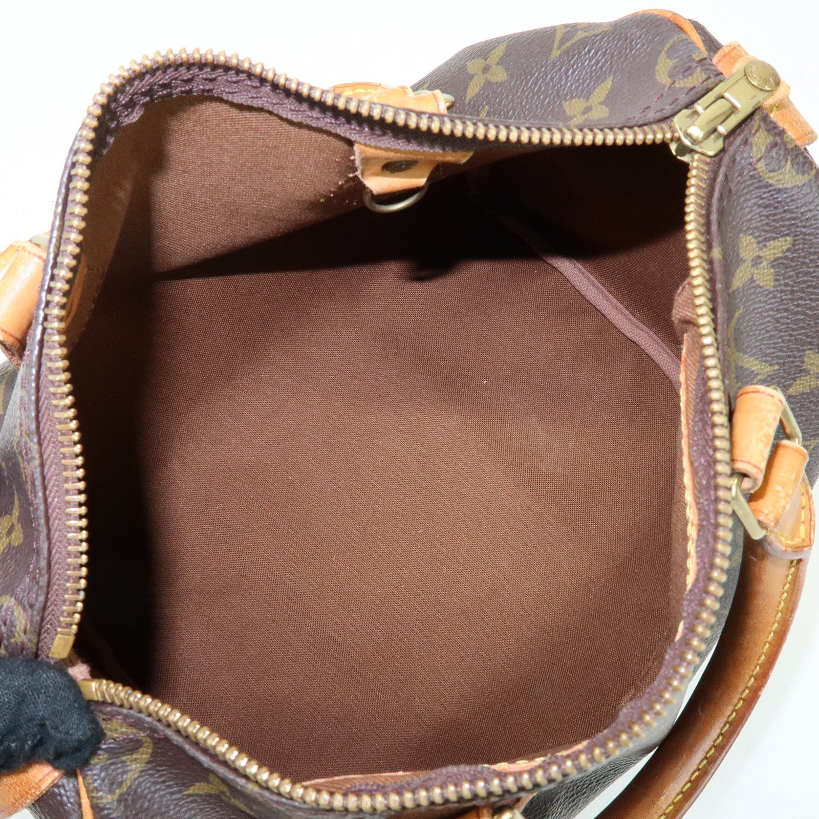 Louis Vuitton Monogram Speedy 25 Boston Bag Hand Bag Brown M41528