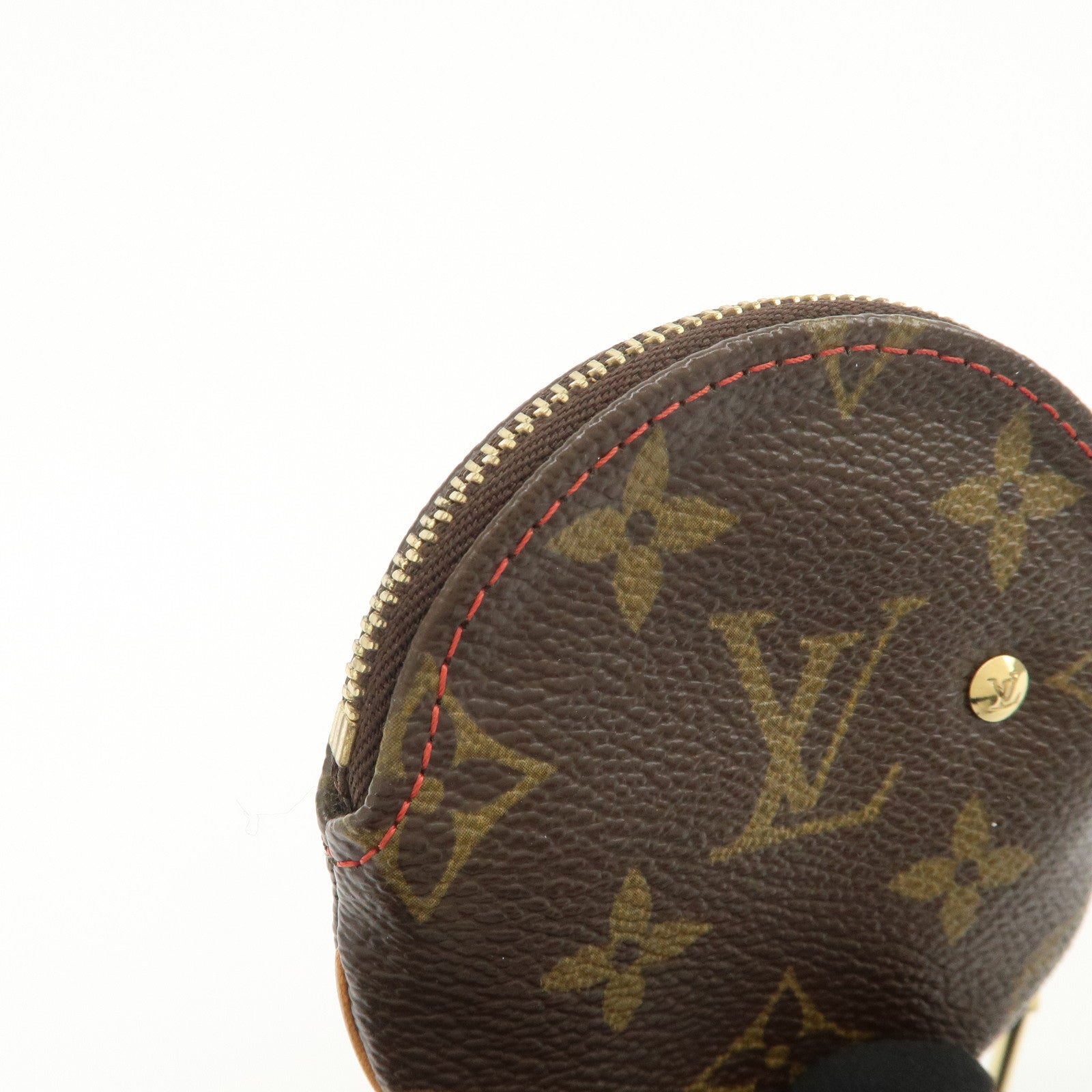 Louis Vuitton Monogram Cherry Porte Monnaie Rond Coin Case M95043