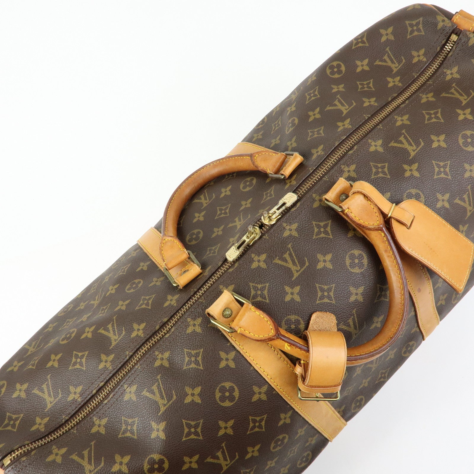 Louis Vuitton Monogram Keep All Bandouliere 60 Boston Bag M41412