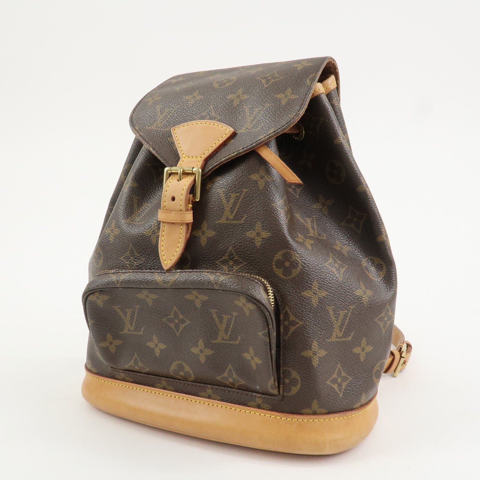 Louis Vuitton Monogram Canvas Montsouris MM Backpack Brown M51136