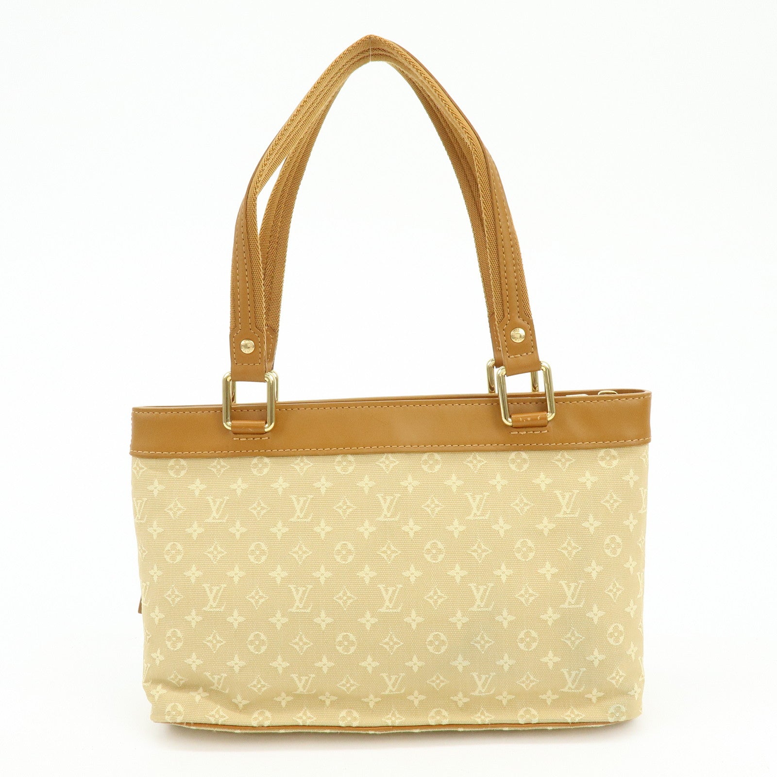 Louis Vuitton Monogram Mini Lucille PM Hand Bag Beige M92684