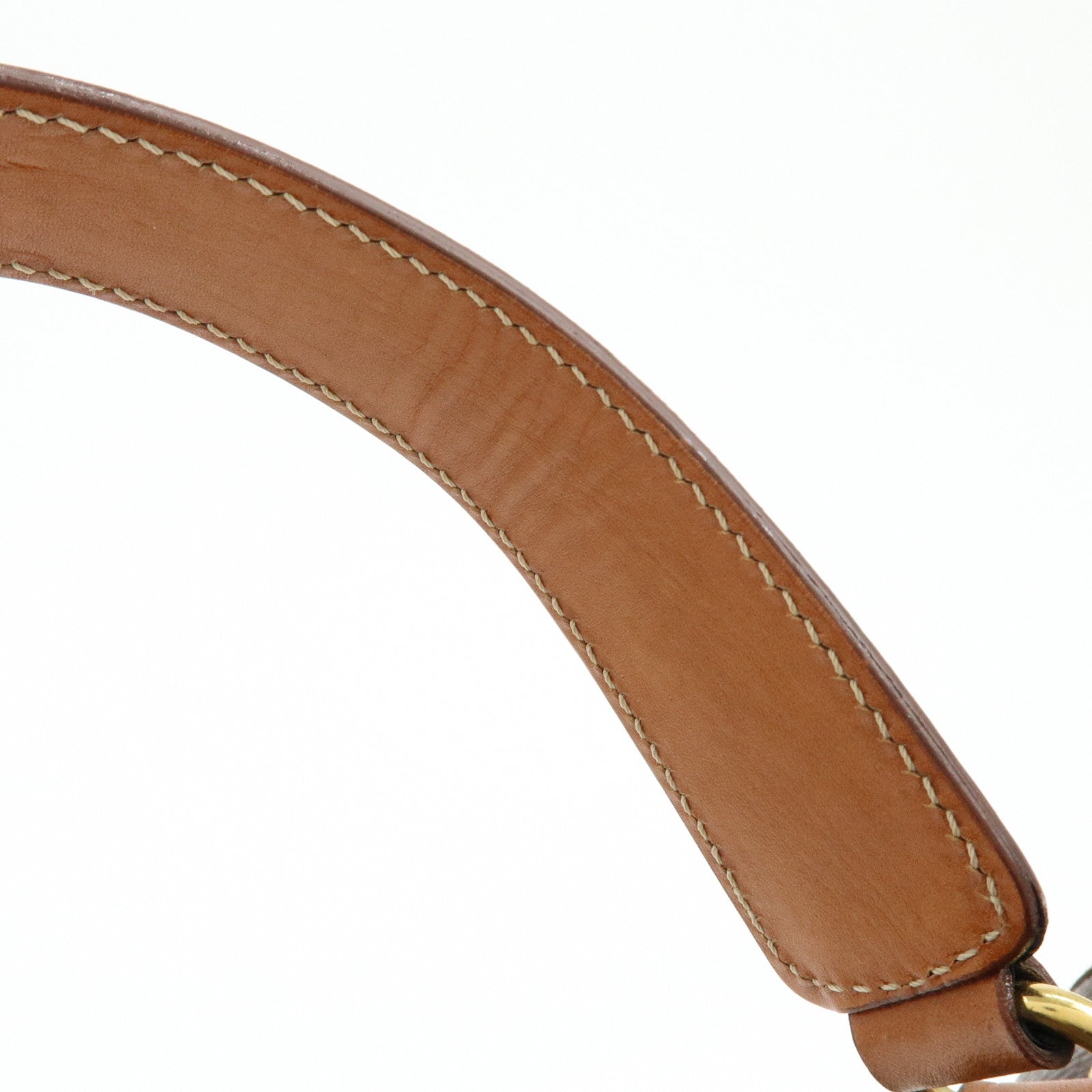 CELINE Macadam PVC Leather 2Way Shoulder Bag Hand Bag Brown