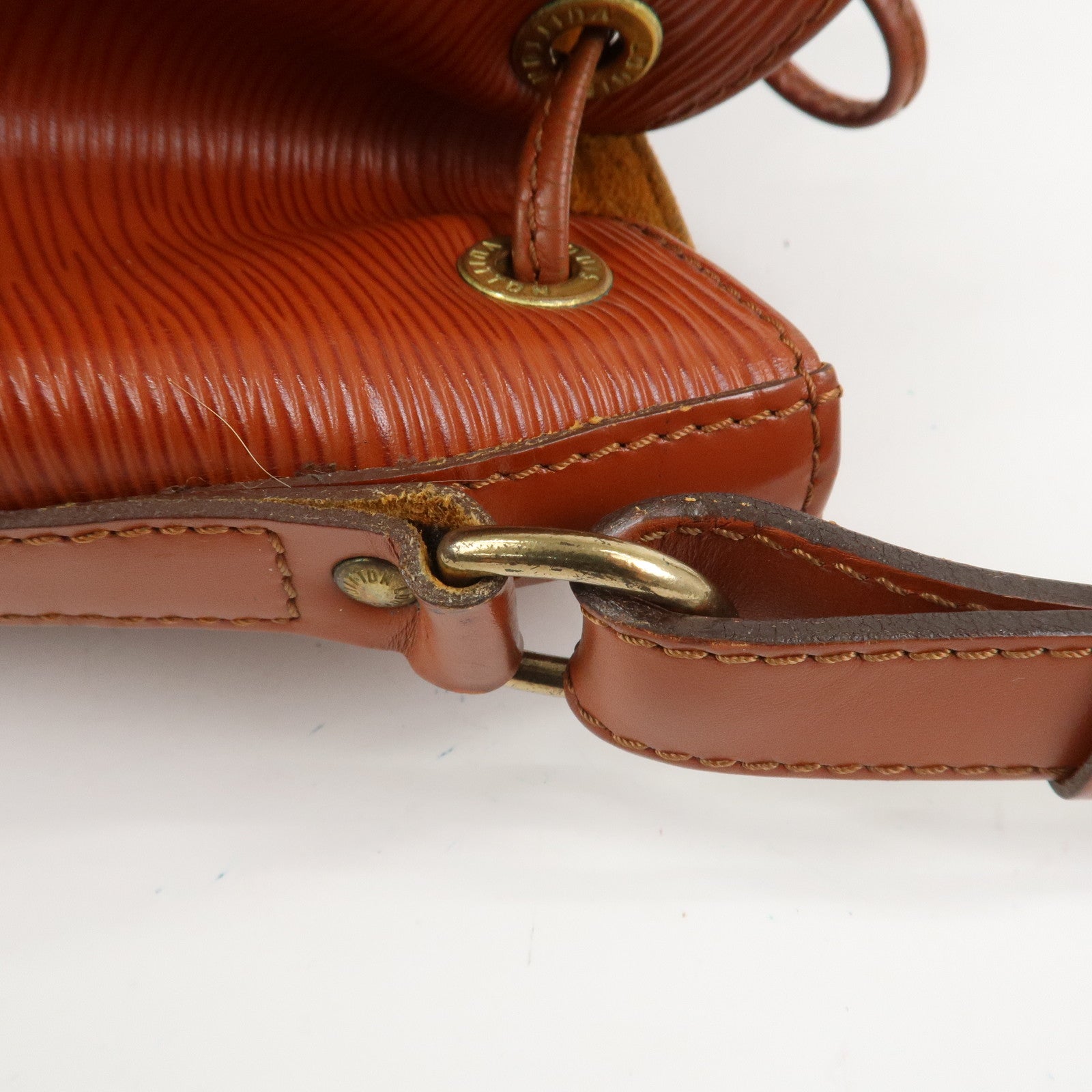 Louis Vuitton Epi Petit Noe Shoulder Bag Kenya Brown M44103