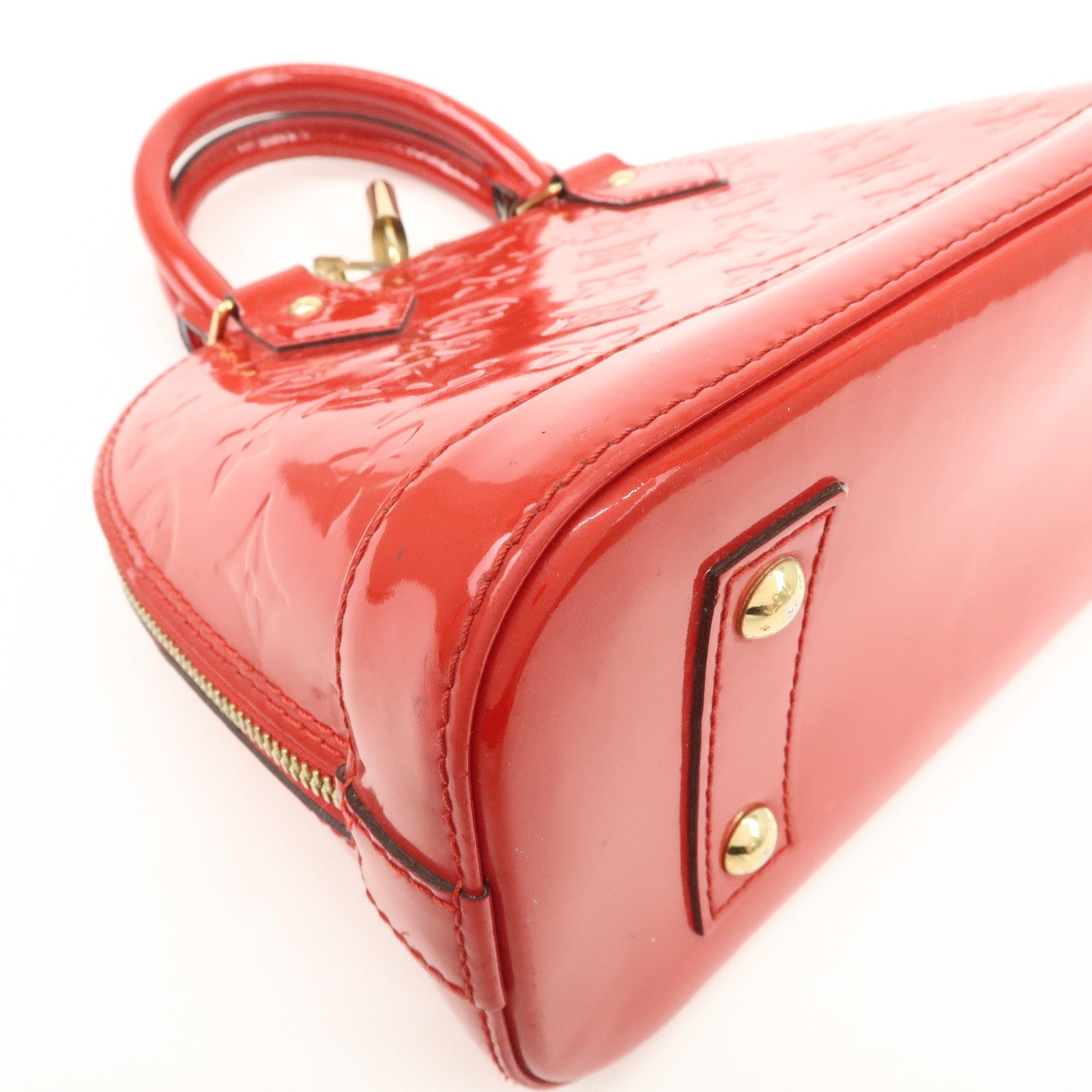 Louis Vuitton Monogram Vernis Alma BB 2Way Shoulder Bag M90174 Used