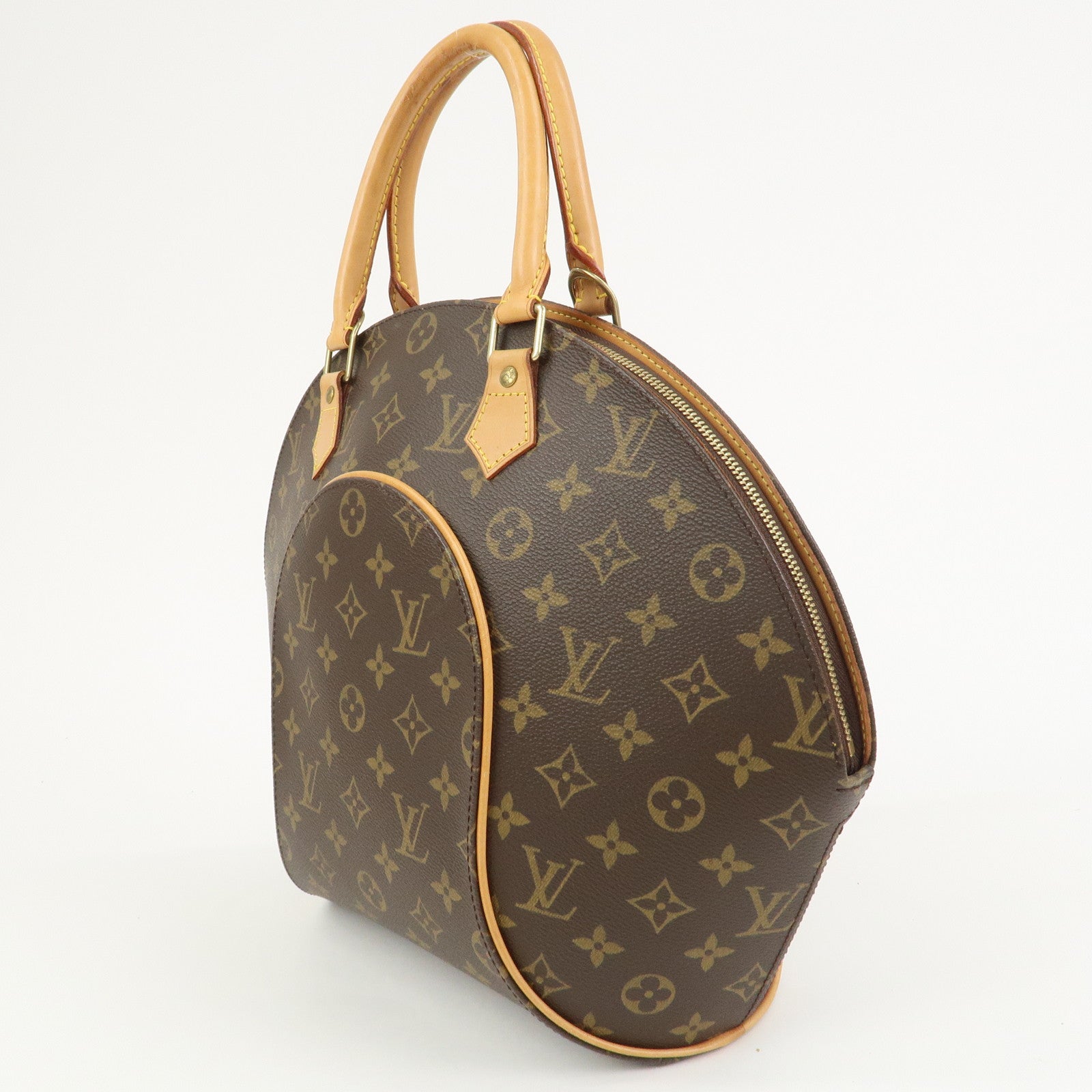 Louis Vuitton Monogram Ellipse MM Hand Bag Brown M51126