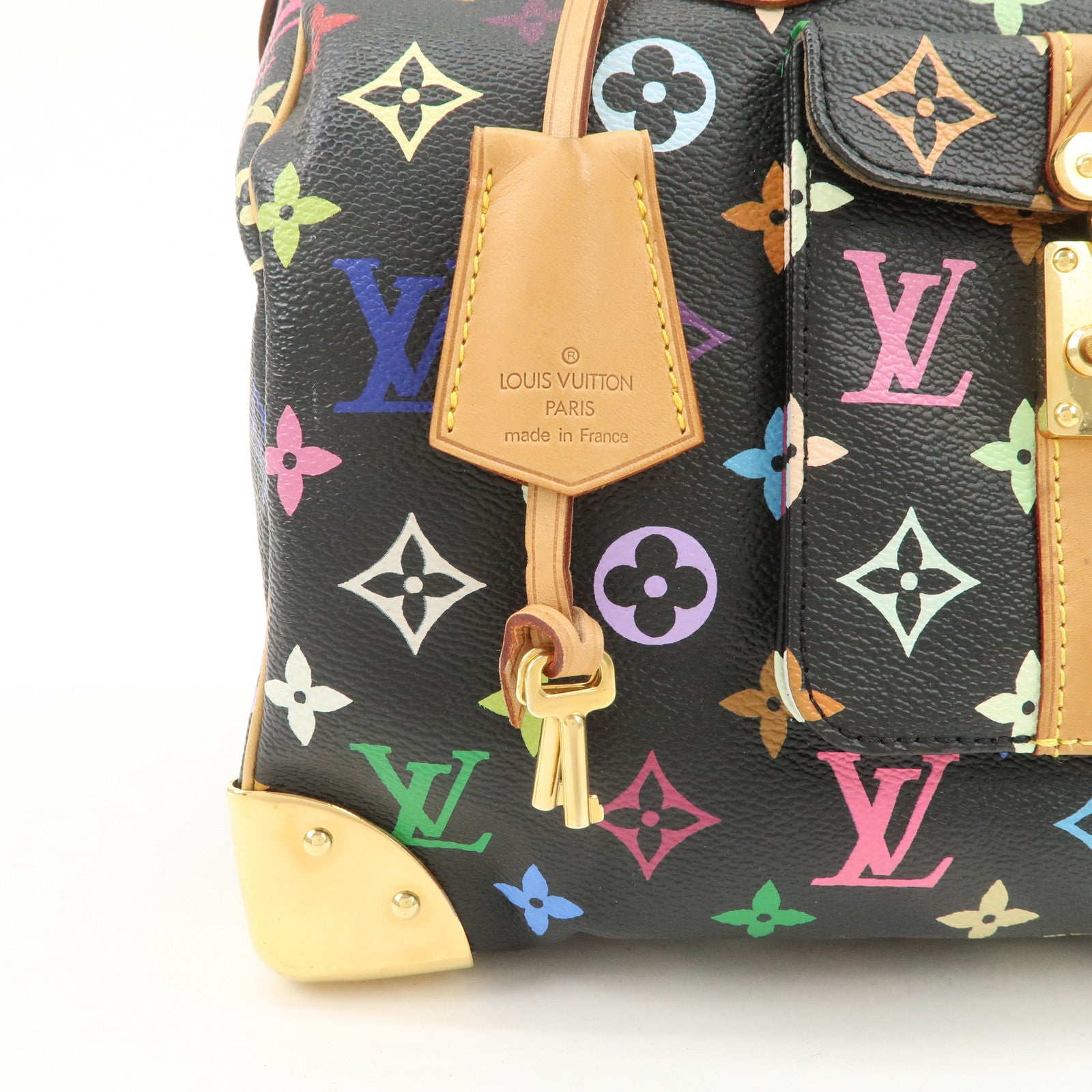 Louis Vuitton Monogram Multicolor Speedy 30 Hand Bag M92642 Used
