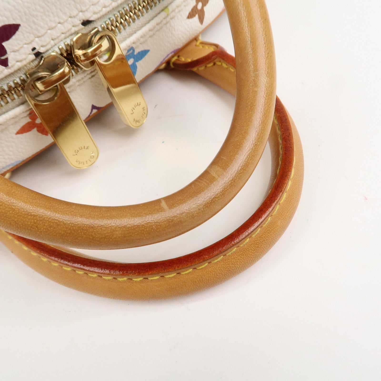 Louis Vuitton Monogram Multicolor Trouville Hand Bag Blanc M92663