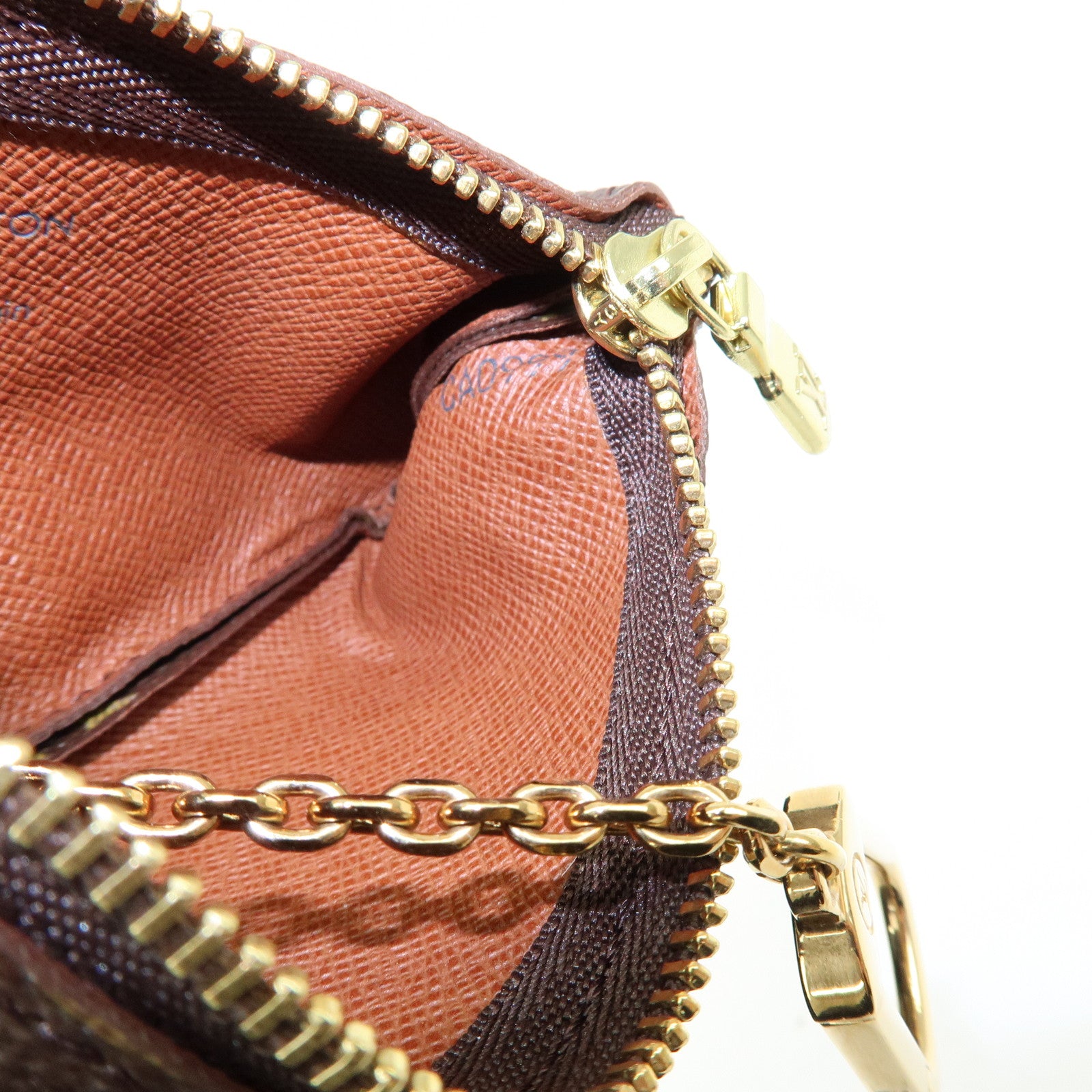 Louis Vuitton Monogram Pochette Cles Coin Case Key Case M62650