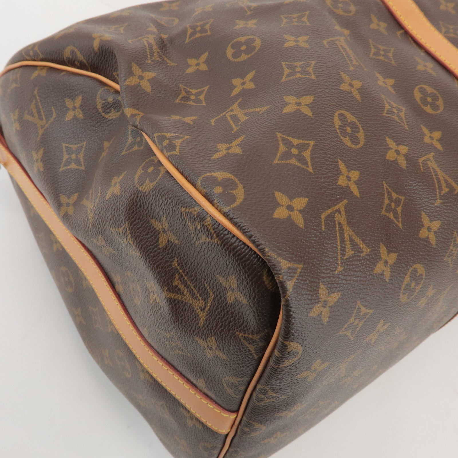 Louis Vuitton Monogram Keep All Bandouliere 55 Boston Bag M41414