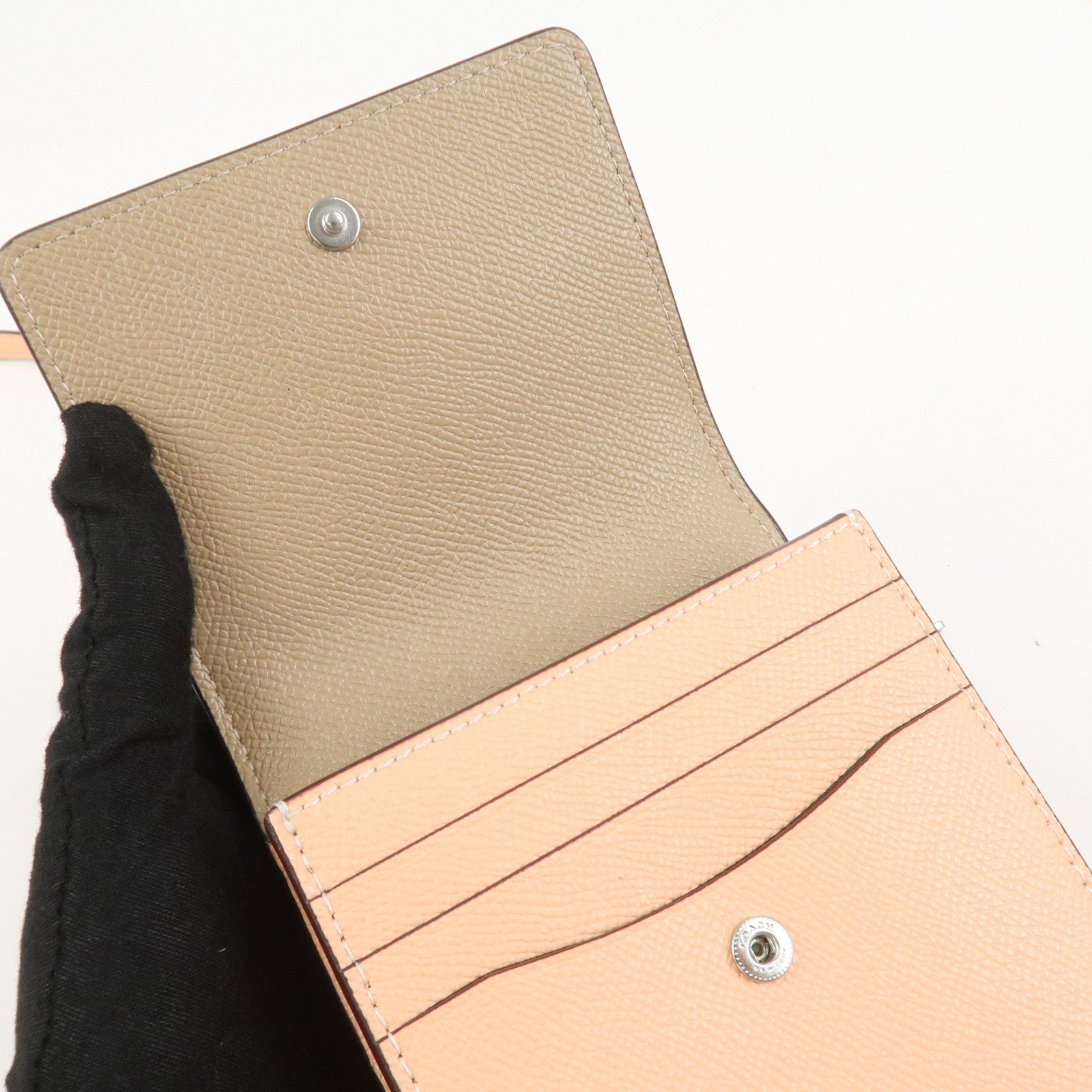 COACH Logo Leather Shoulder Bag Crossbody Bag Pink